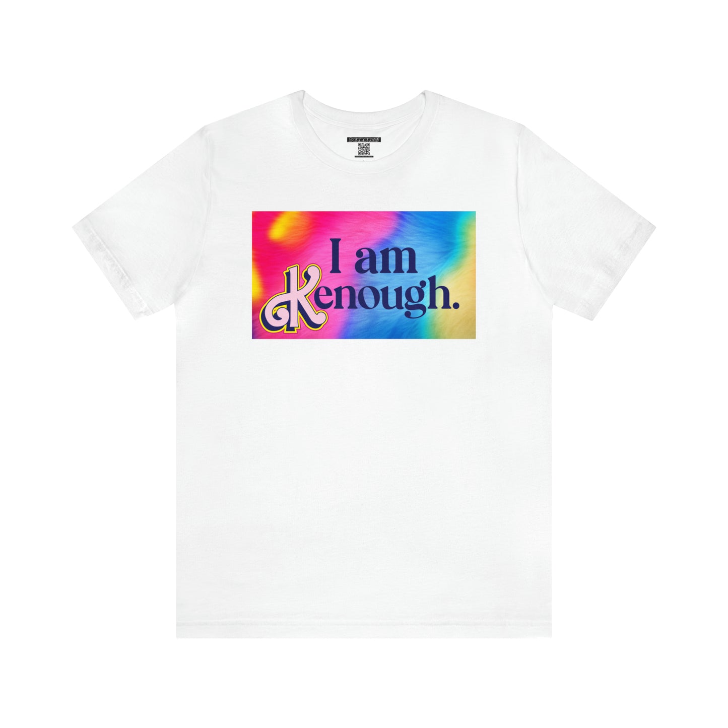 Bearbie: "I am Kenough" With Rainbow Background │ Premium Jersey T-shirt