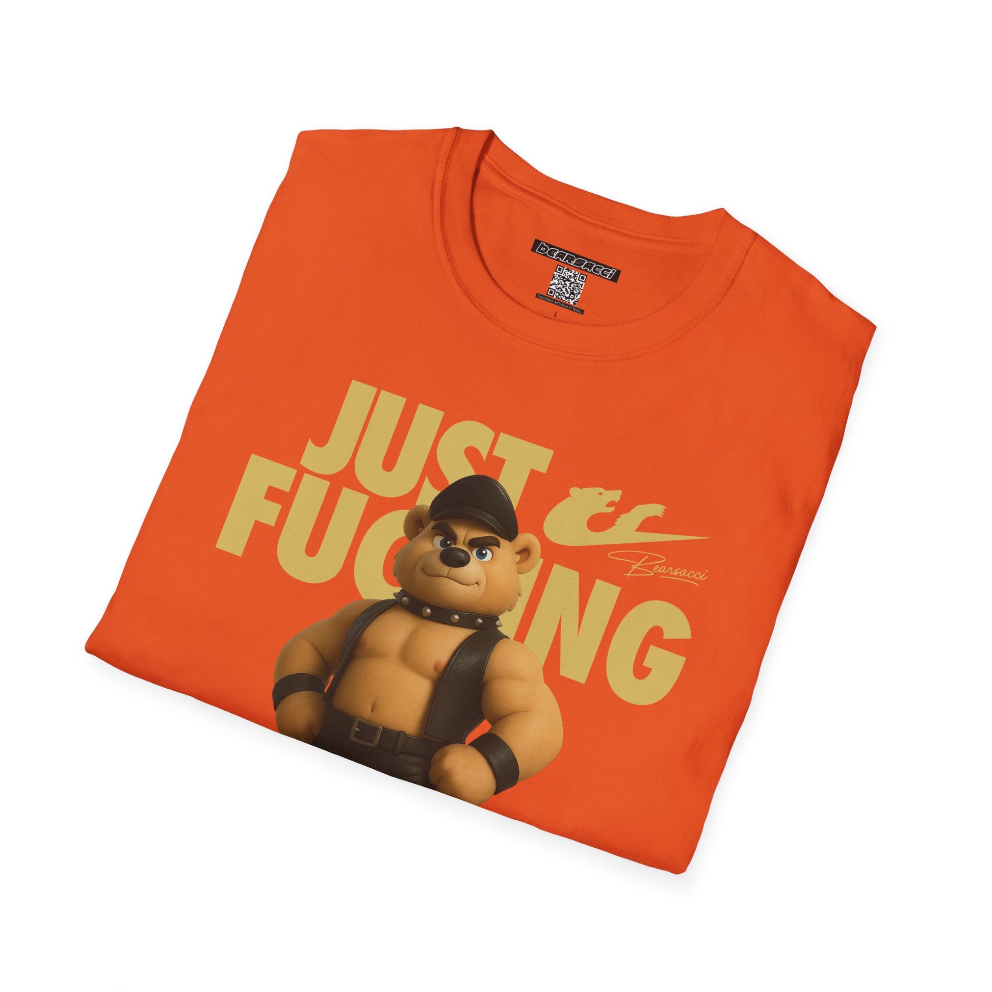Bearsacci™ X Dominion: Just Fucking Do It Dom Daddy Teddy Bear│ Softsyle T-shirt