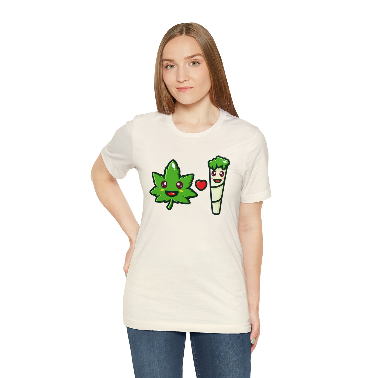 Stoney: Leafy Loves Blunty  │Premium Jersey T-shirt