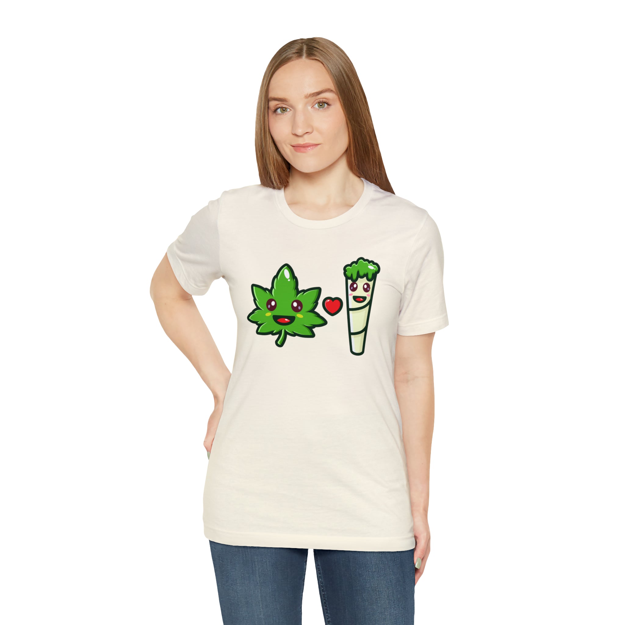 Stoney: Leafy Loves Blunty  │Premium Jersey T-shirt