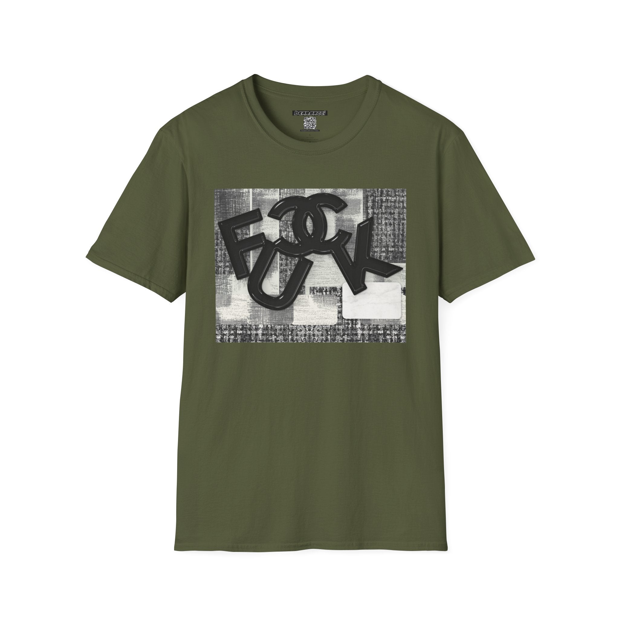 Fake Designer™: Tweed Patchwork Fuck│ Softsyle T-shirt