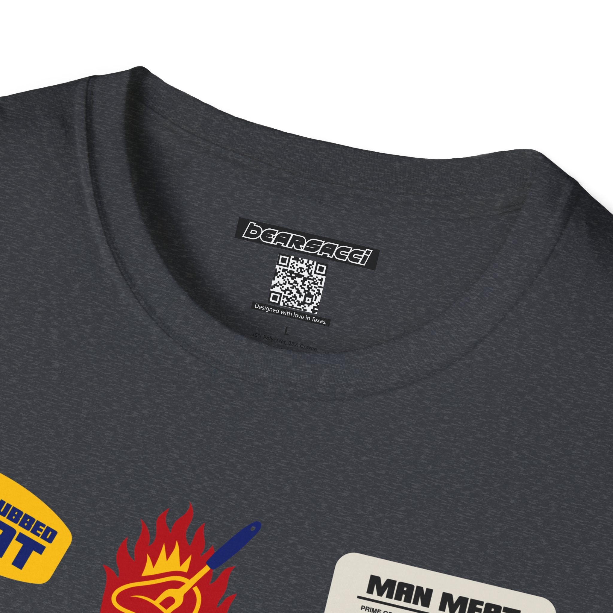 Bearmart®: Butcher Isle Meat Stickers (1950s Colorway) │Softsyle T-shirt