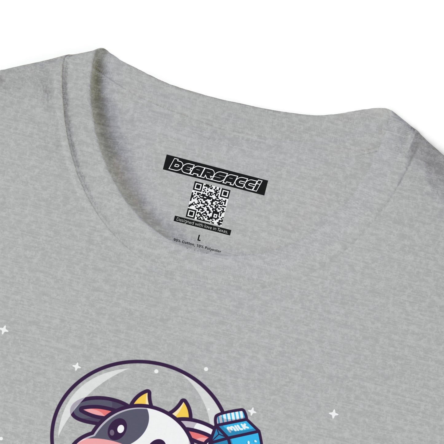 HyperPop™: Cow, Dog & Cat In Space │ Softsyle T-shirt