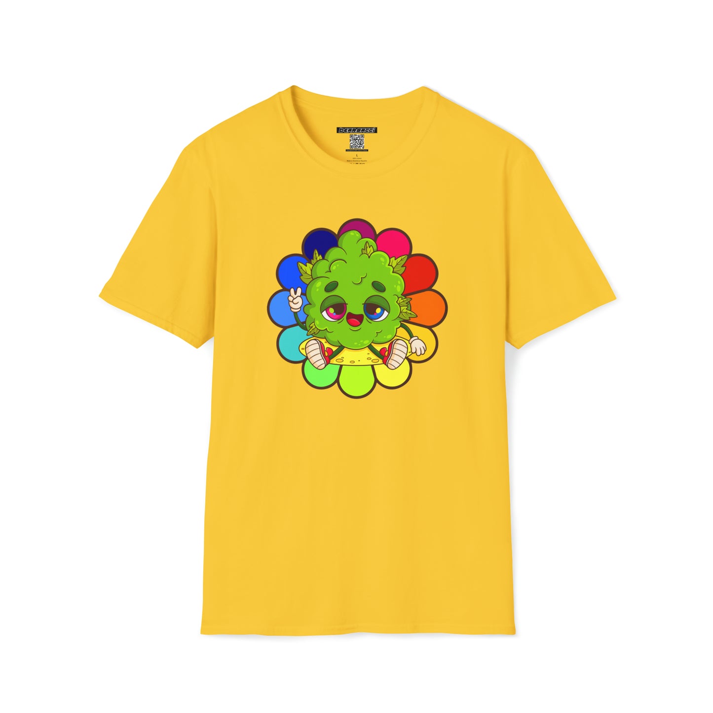 Stoney: Rainbow Leaf │ Softsyle T-shirt