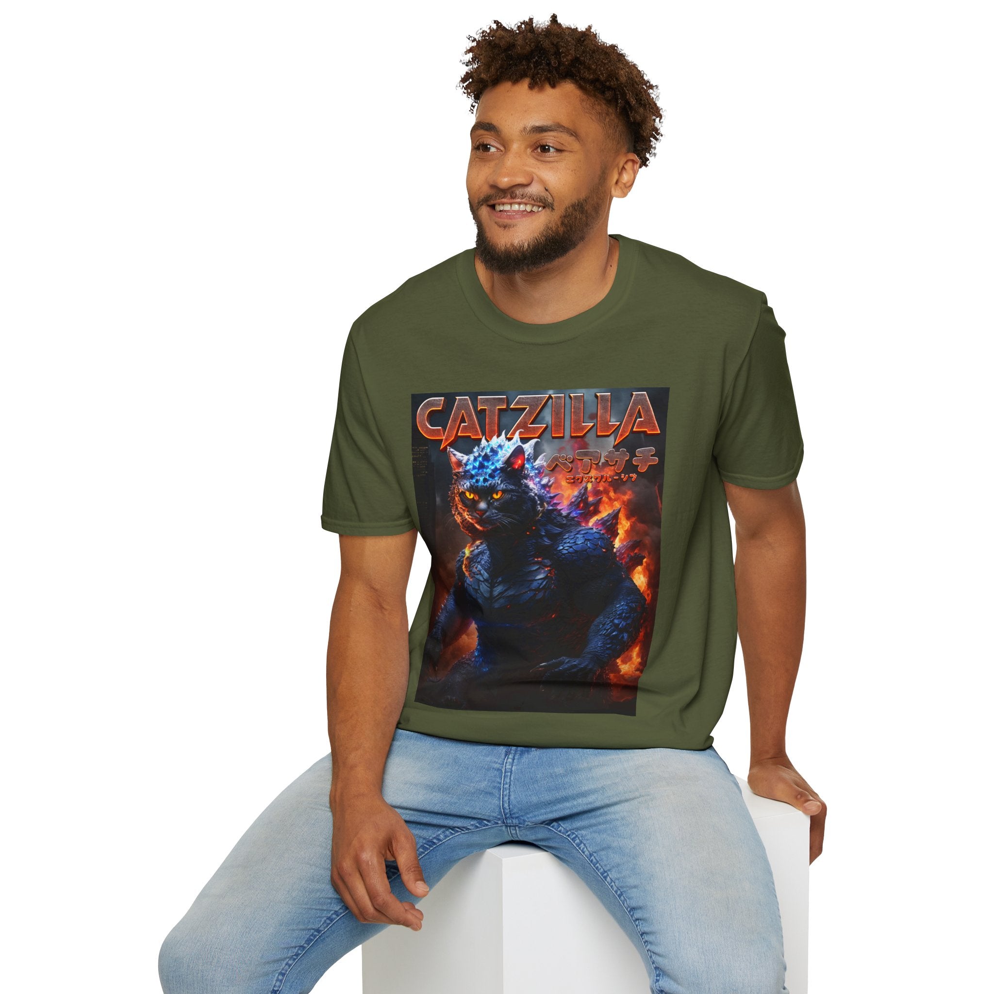 Fake Designer™: Catzilla │ Softsyle T-shirt