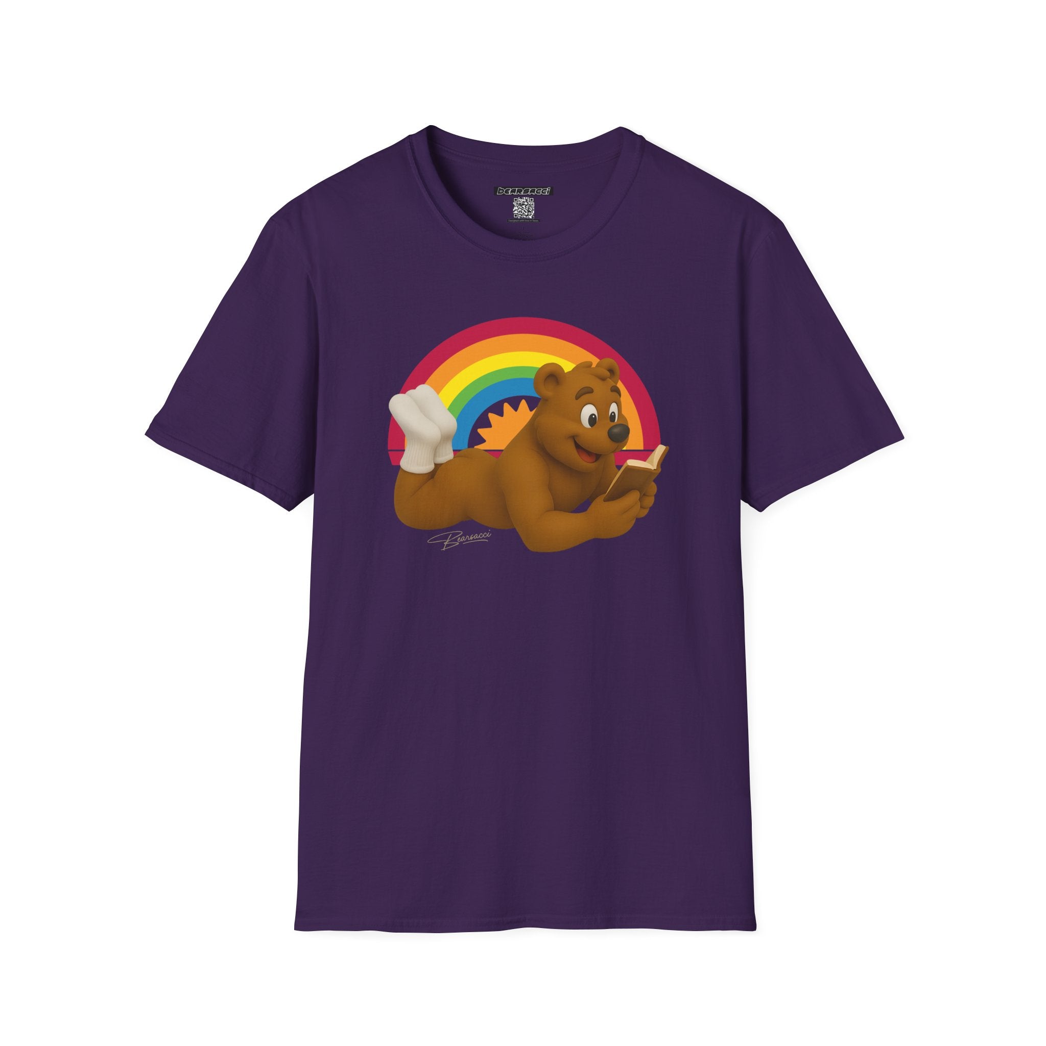 Bearsacci™: Page-Turner, Head-Turner Bare Bear│ Softsyle T-shirt