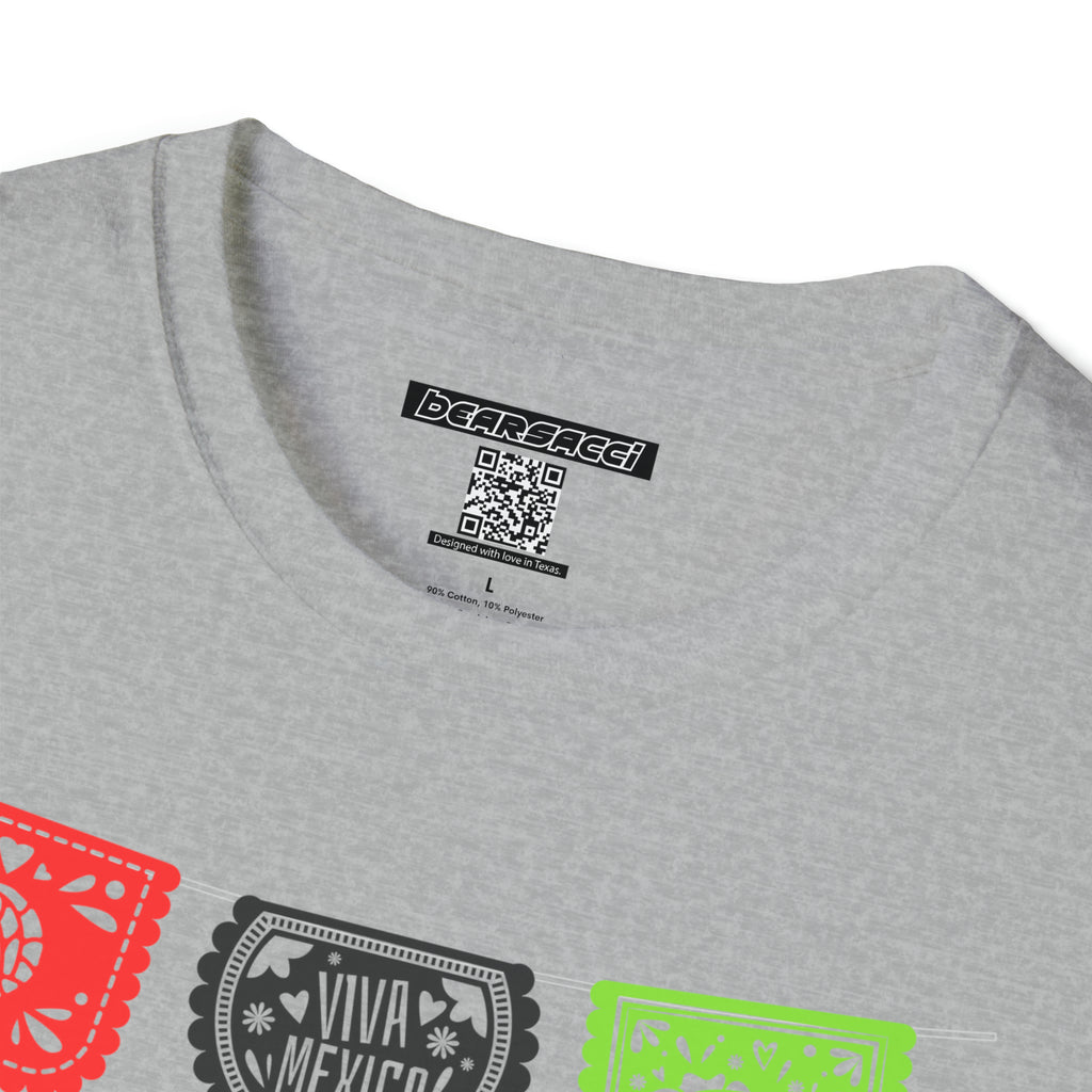 Pero-Like™: Viva Mexico Papel Picado │ Softsyle T-shirt
