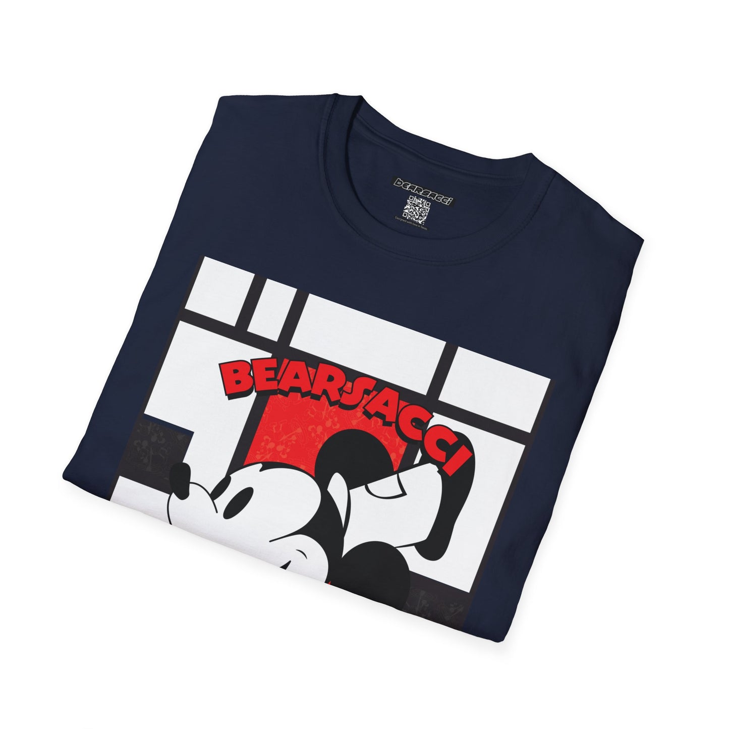 HyperPop™: Mondrian Steamboat Willie│ Softsyle T-shirt