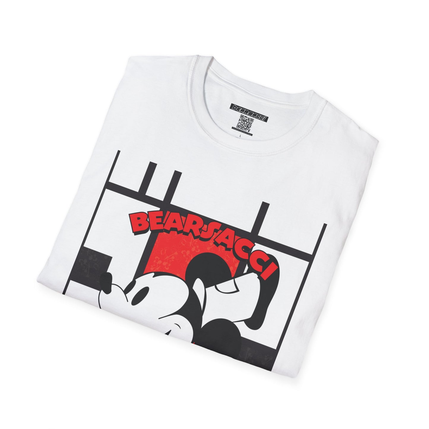 HyperPop™: Mondrian Steamboat Willie│ Softsyle T-shirt