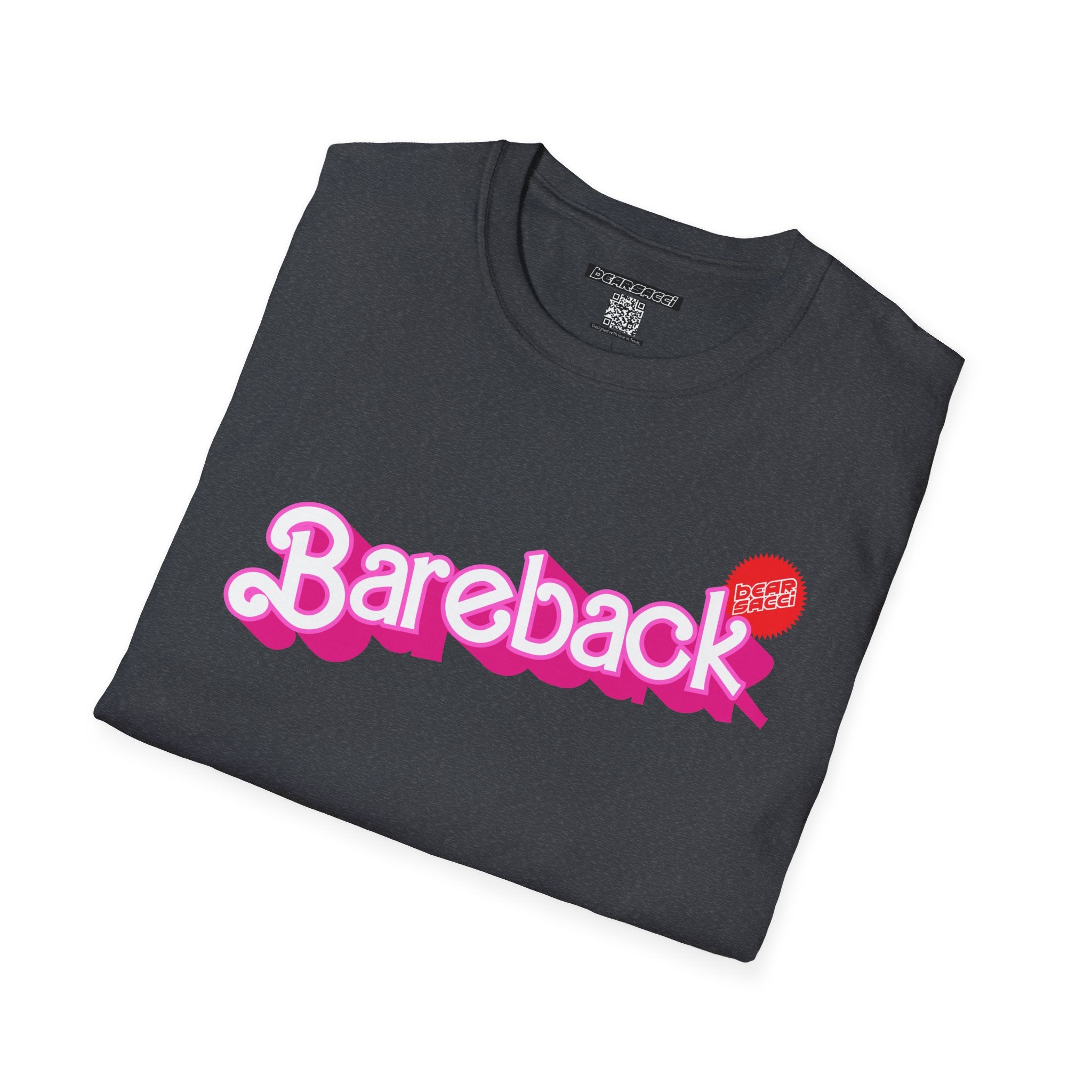 Bearbie® X Slutpride®: Bareback Logo │Softsyle T-shirt