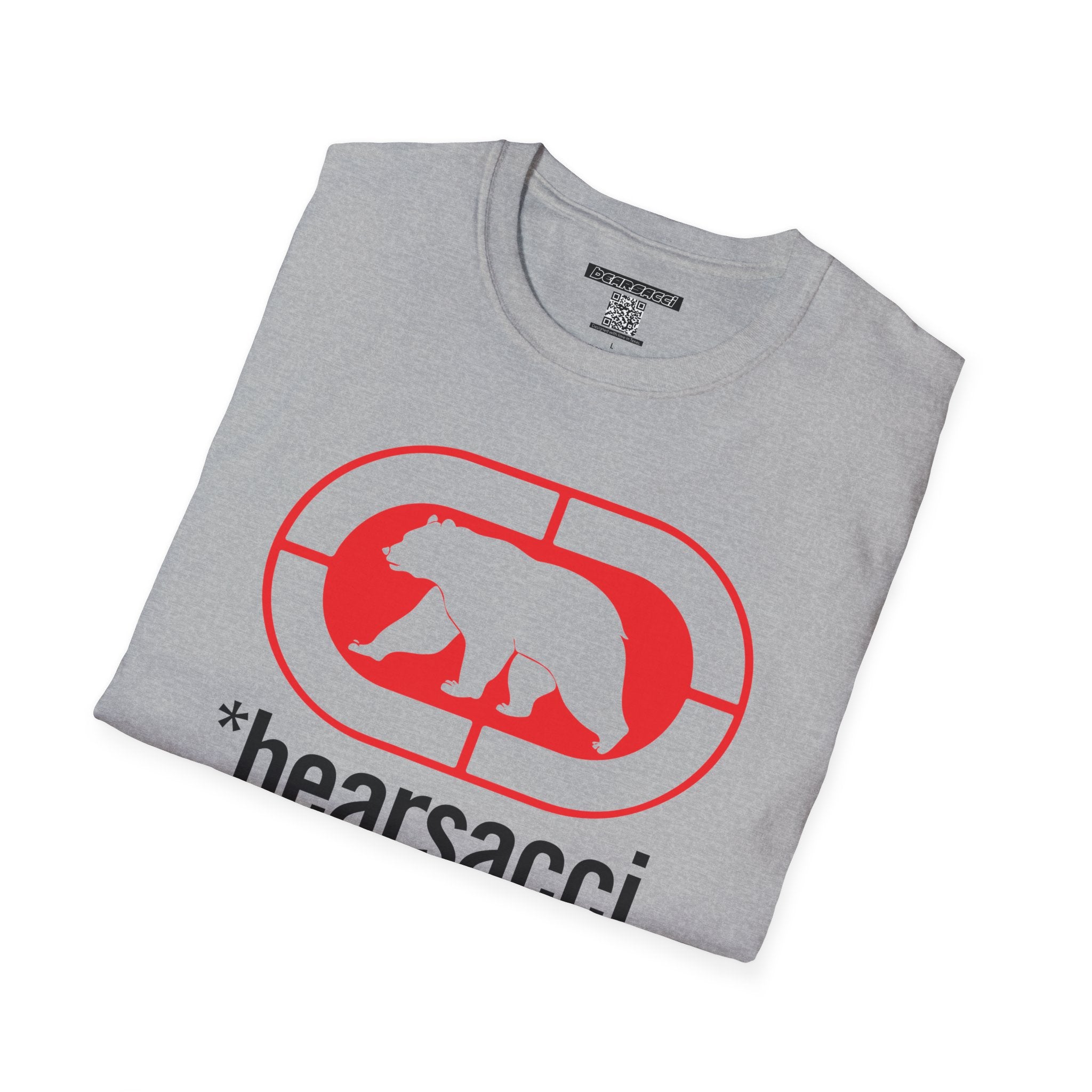 Bearmart® X FakeDesigner®: Bearsacci® Street Logo Tee │Softsyle T-shirt