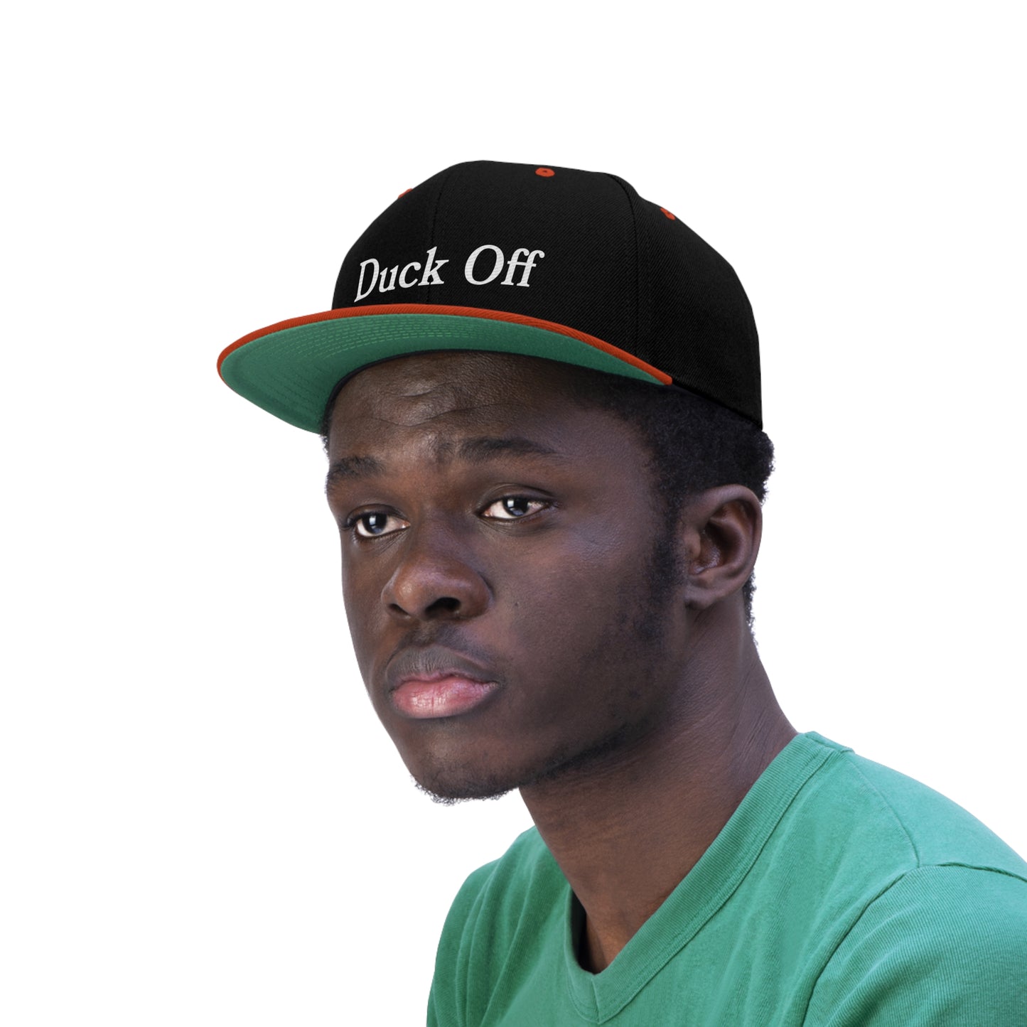 Duck Off │ Unisex Flat Bill Hat