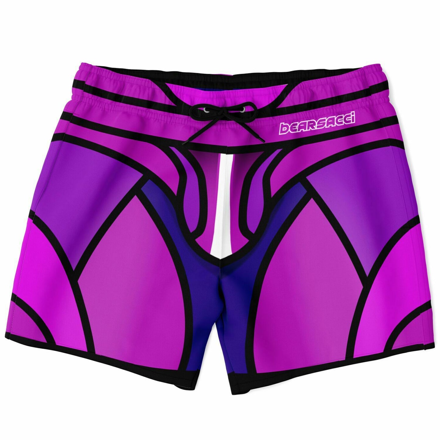 Zeus Riptide (Purple) │ Trompe L'Oeil Swim Trunks