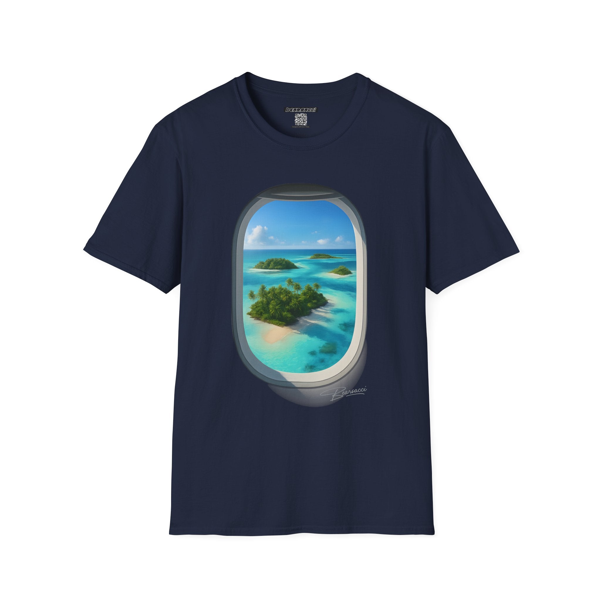 HyperPop™ X Wanderlust™ X FakeDesigner™: Window Seat Porthole Fantasy │ Softsyle T-shirt