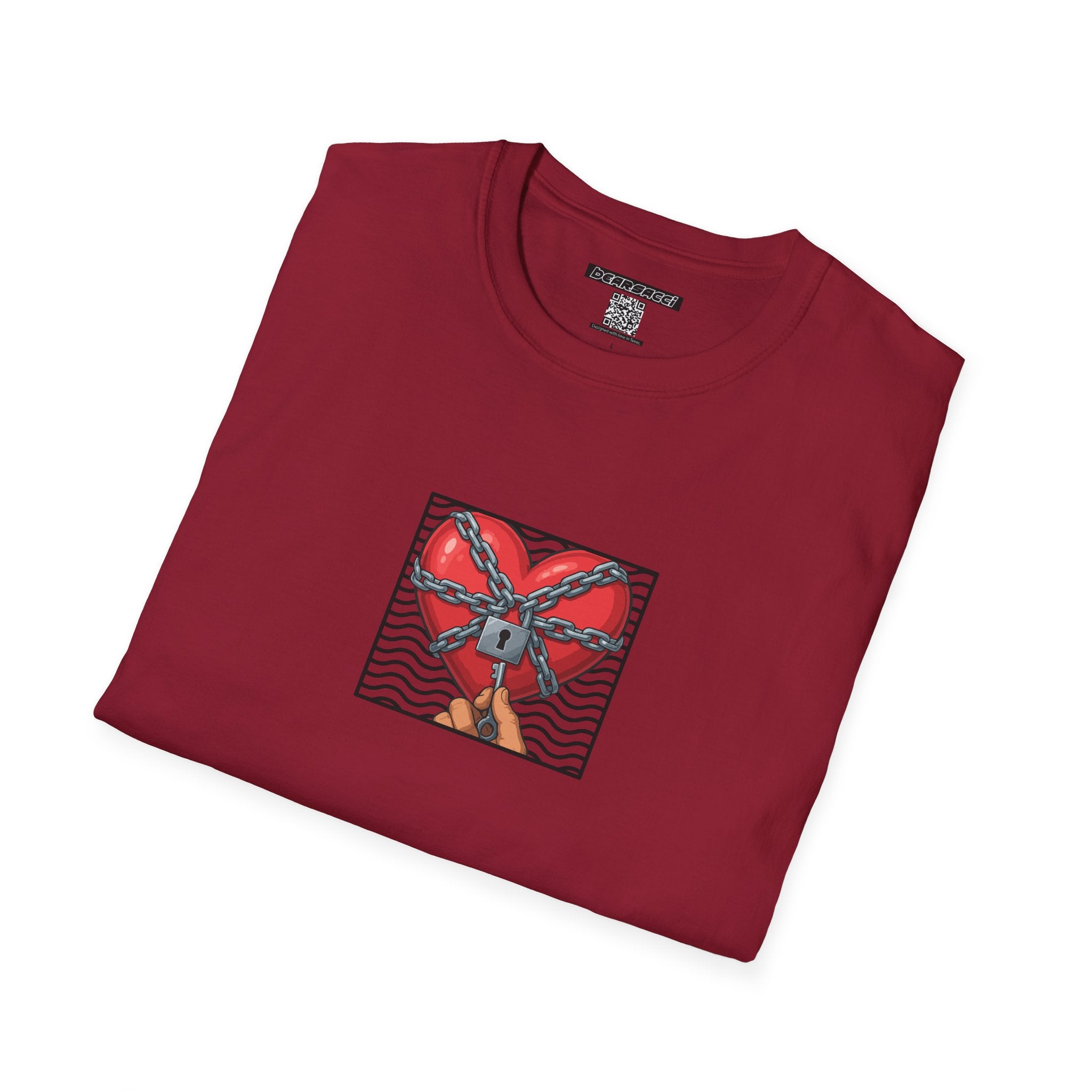 SlutPride® X Dominion®: Locked Heart │ Softsyle T-shirt