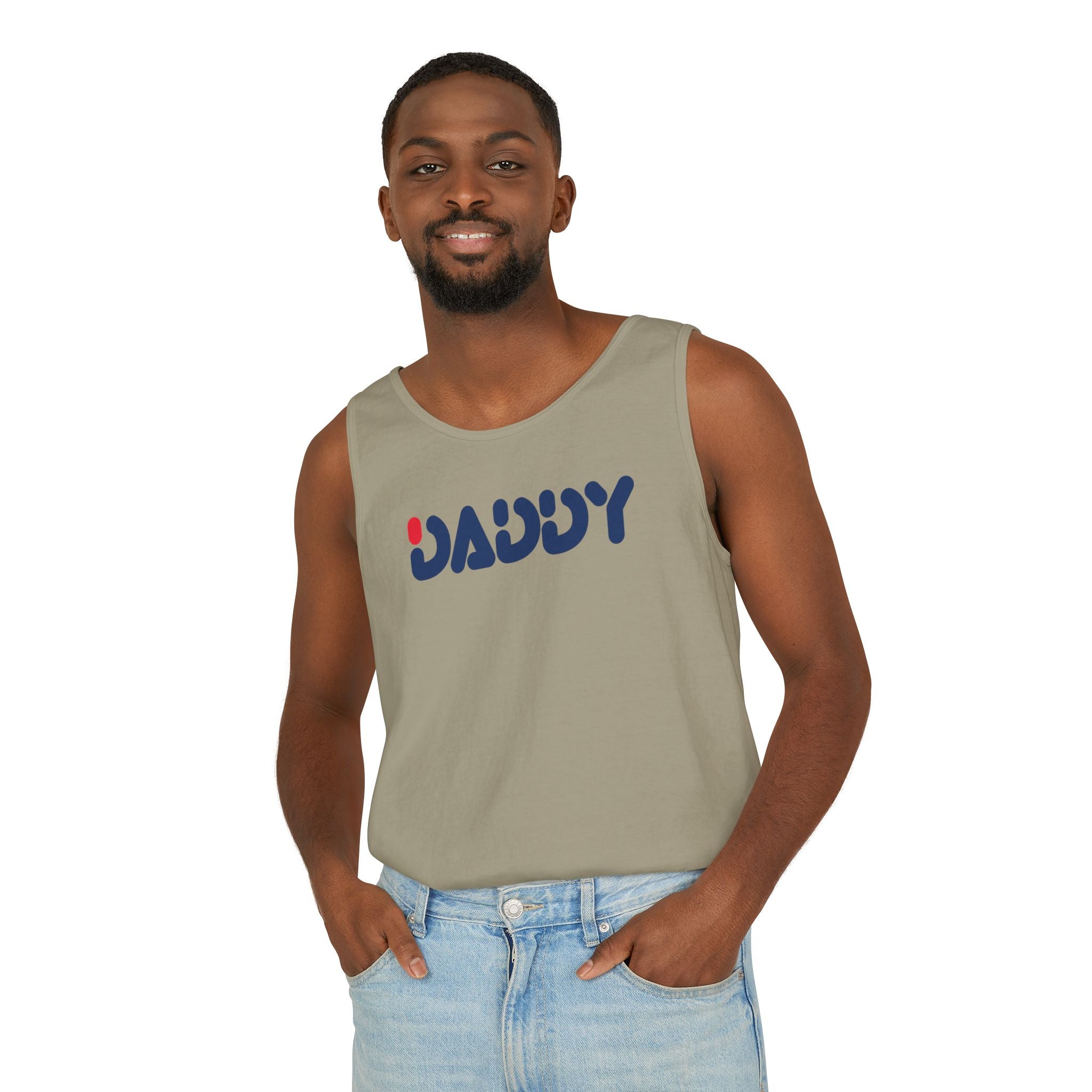 Fake Designer™ x GymBros™: Daddy │ Garment-Dyed Tank Top