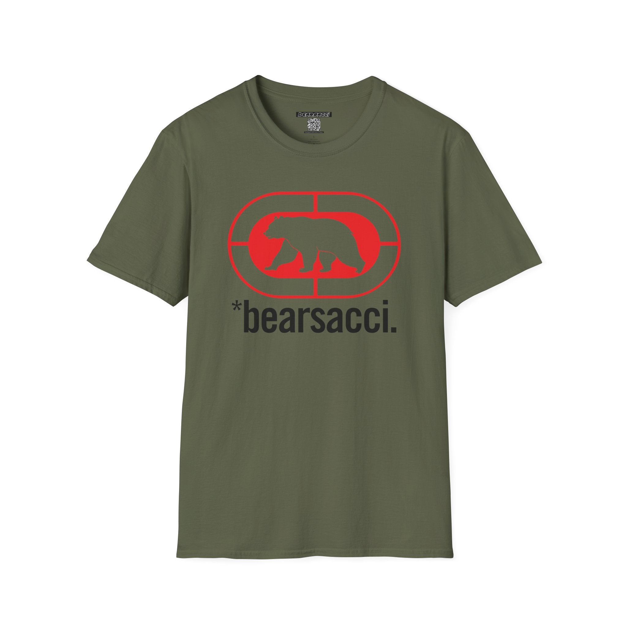 Bearmart® X FakeDesigner®: Bearsacci® Street Logo Tee │Softsyle T-shirt