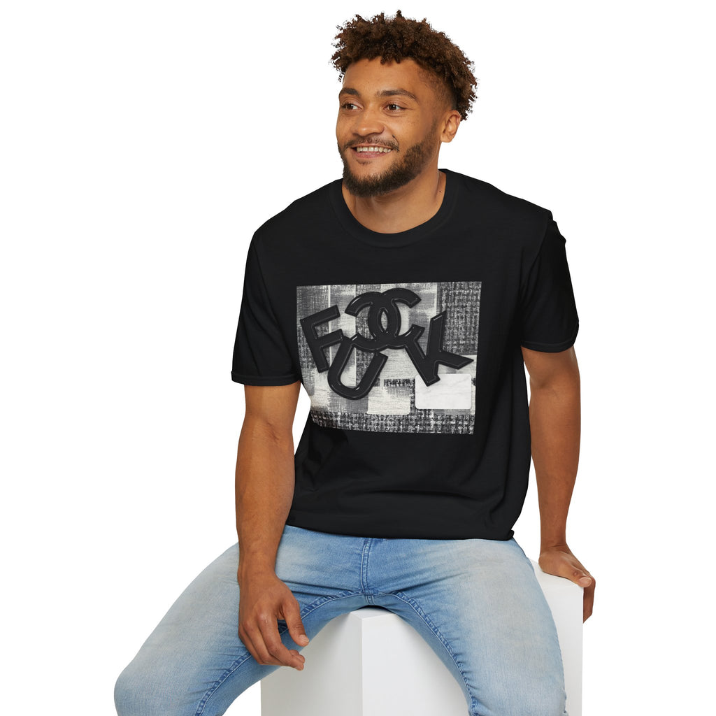 Fake Designer™: Tweed Patchwork Fuck│ Softsyle T-shirt