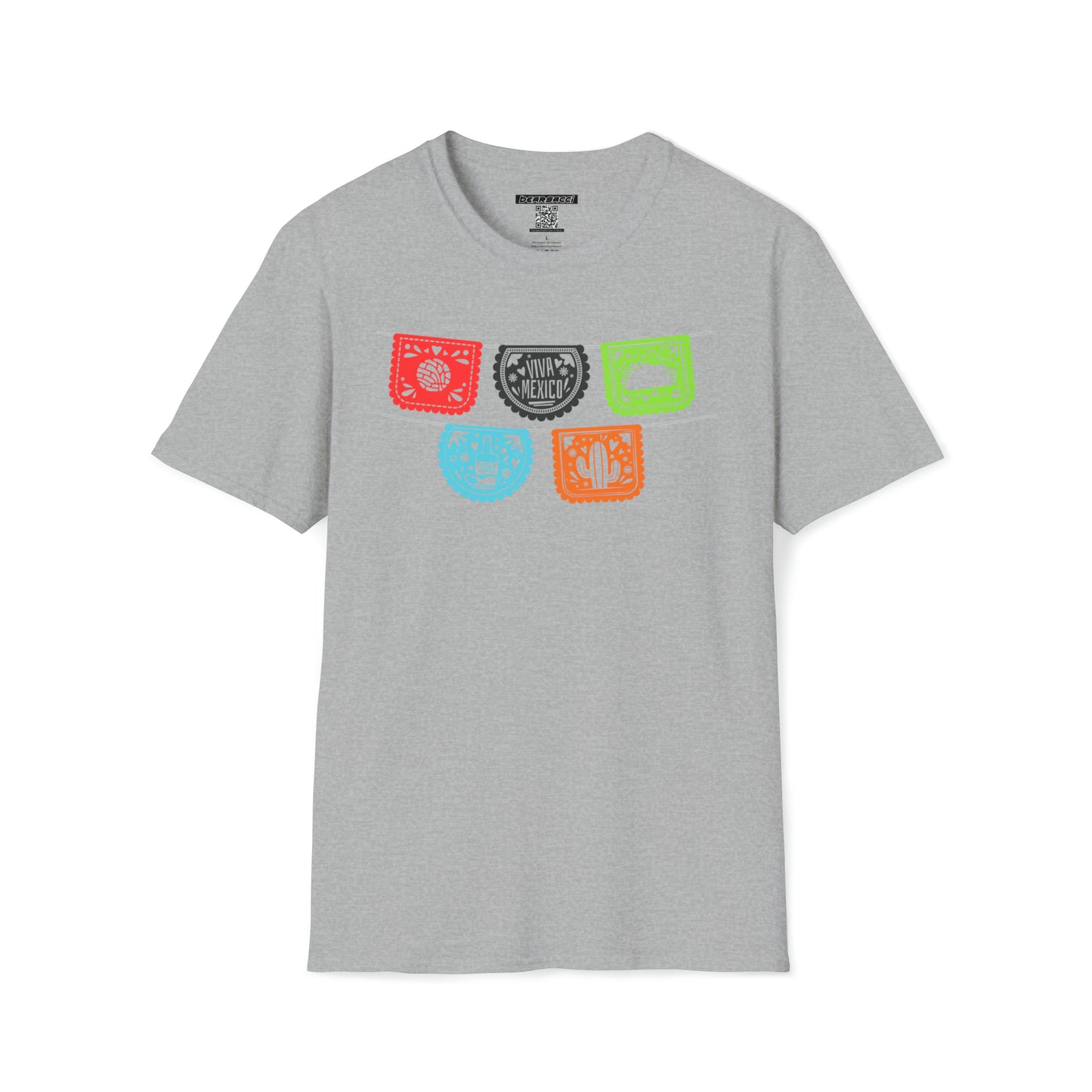 Pero-Like™: Viva Mexico Papel Picado │ Softsyle T-shirt