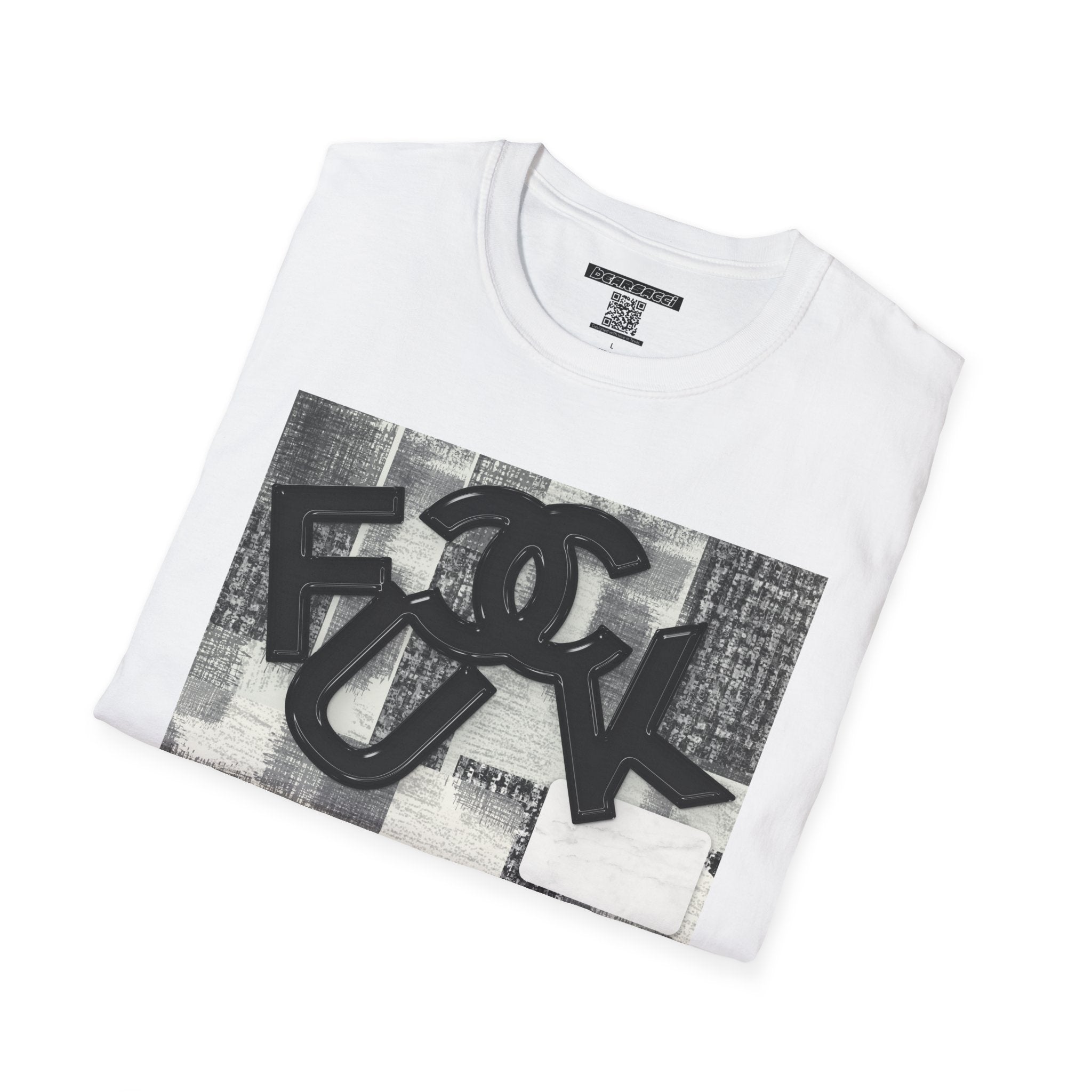Fake Designer™: Tweed Patchwork Fuck│ Softsyle T-shirt