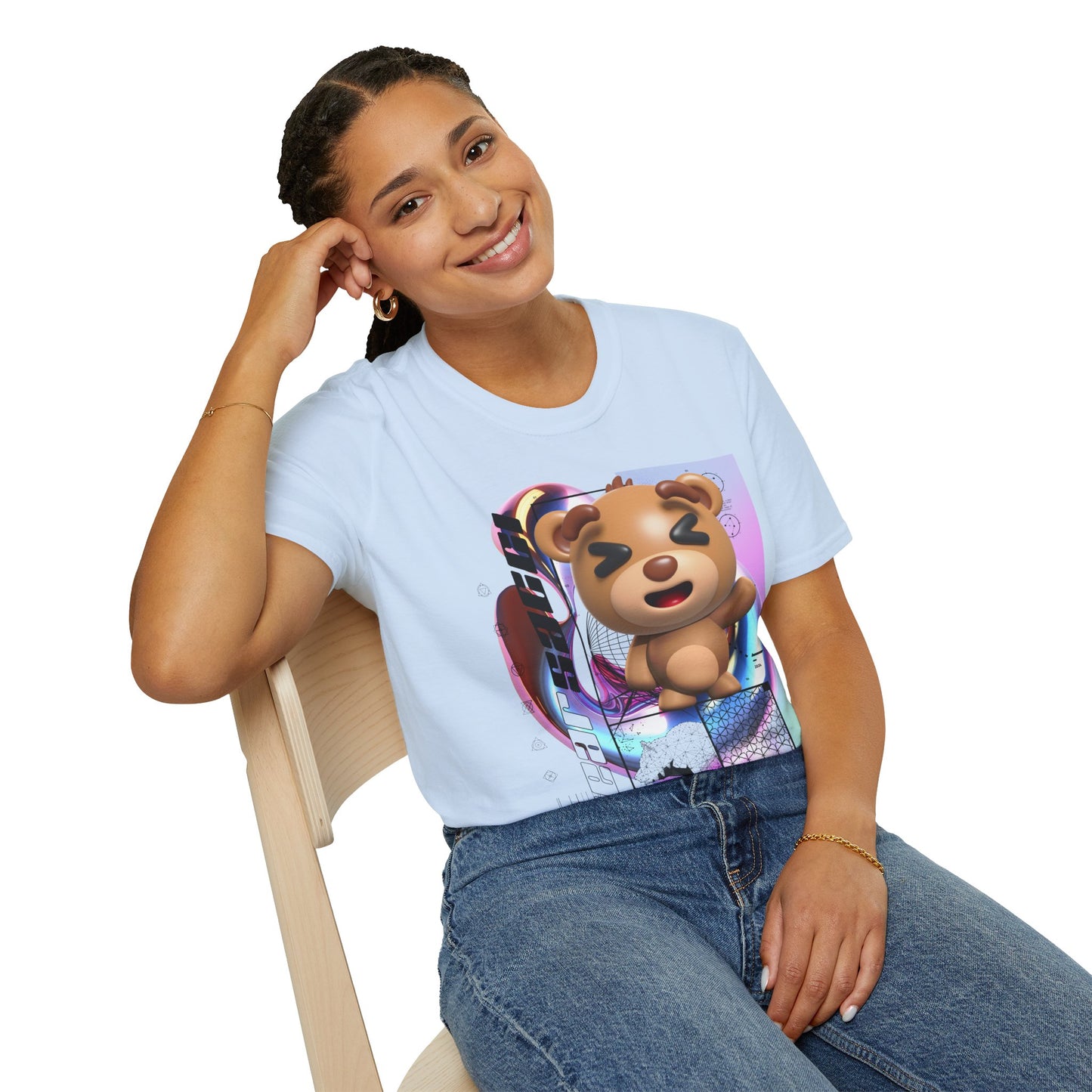 HyperPop™: Y2K Teddy Bear │ Softsyle T-shirt