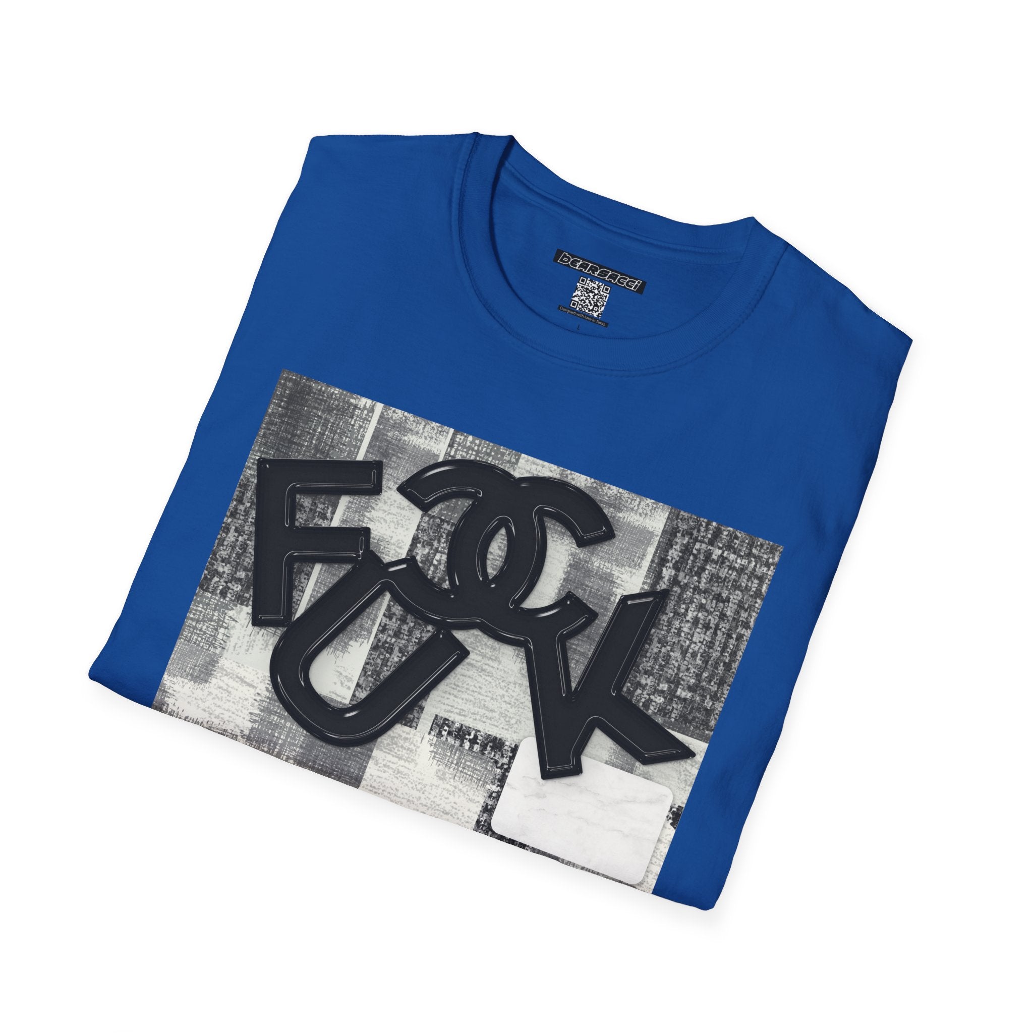 Fake Designer™: Tweed Patchwork Fuck│ Softsyle T-shirt