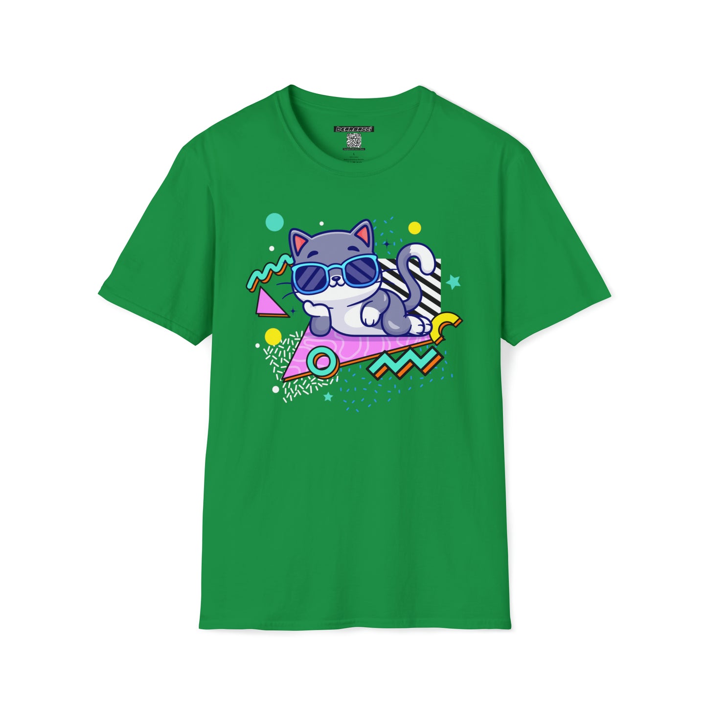 HyperPop™: Hella Dope 90s Cat │ Softsyle T-shirt