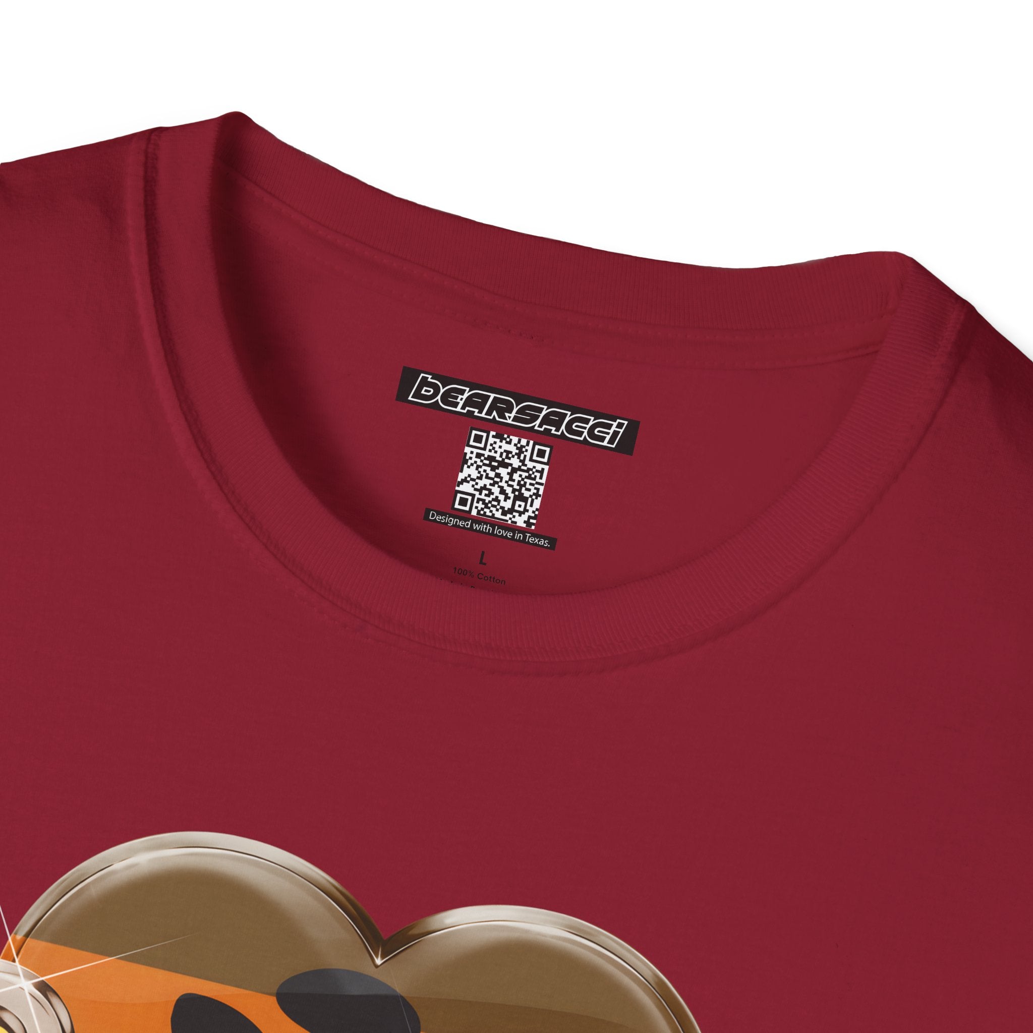 Bearbie®: Heart Claw Logo (Bear Flag Version)│ Softsyle T-shirt