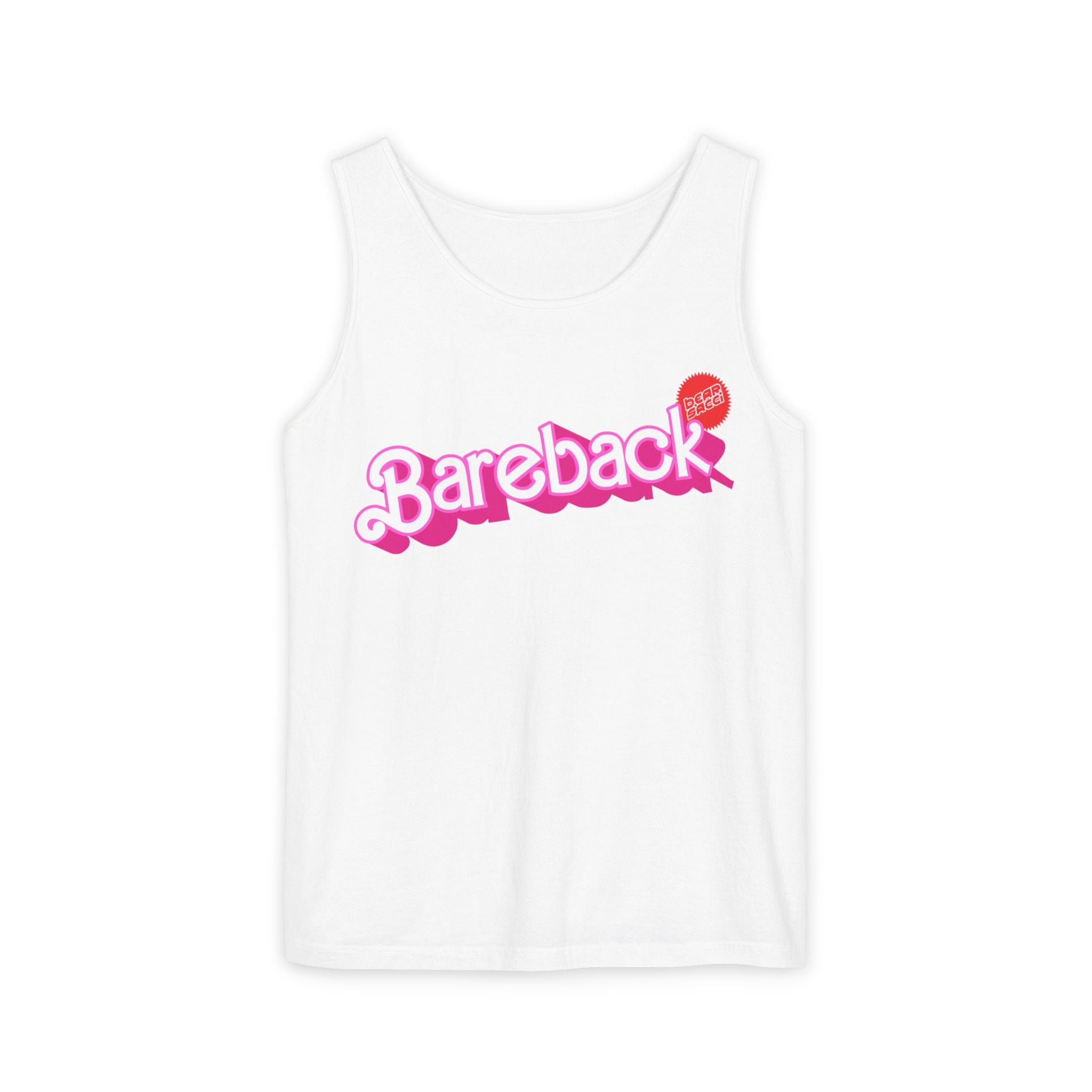 Bearbie® X Slutpride®: Bareback Logo │Garment-Dyed Tank Top