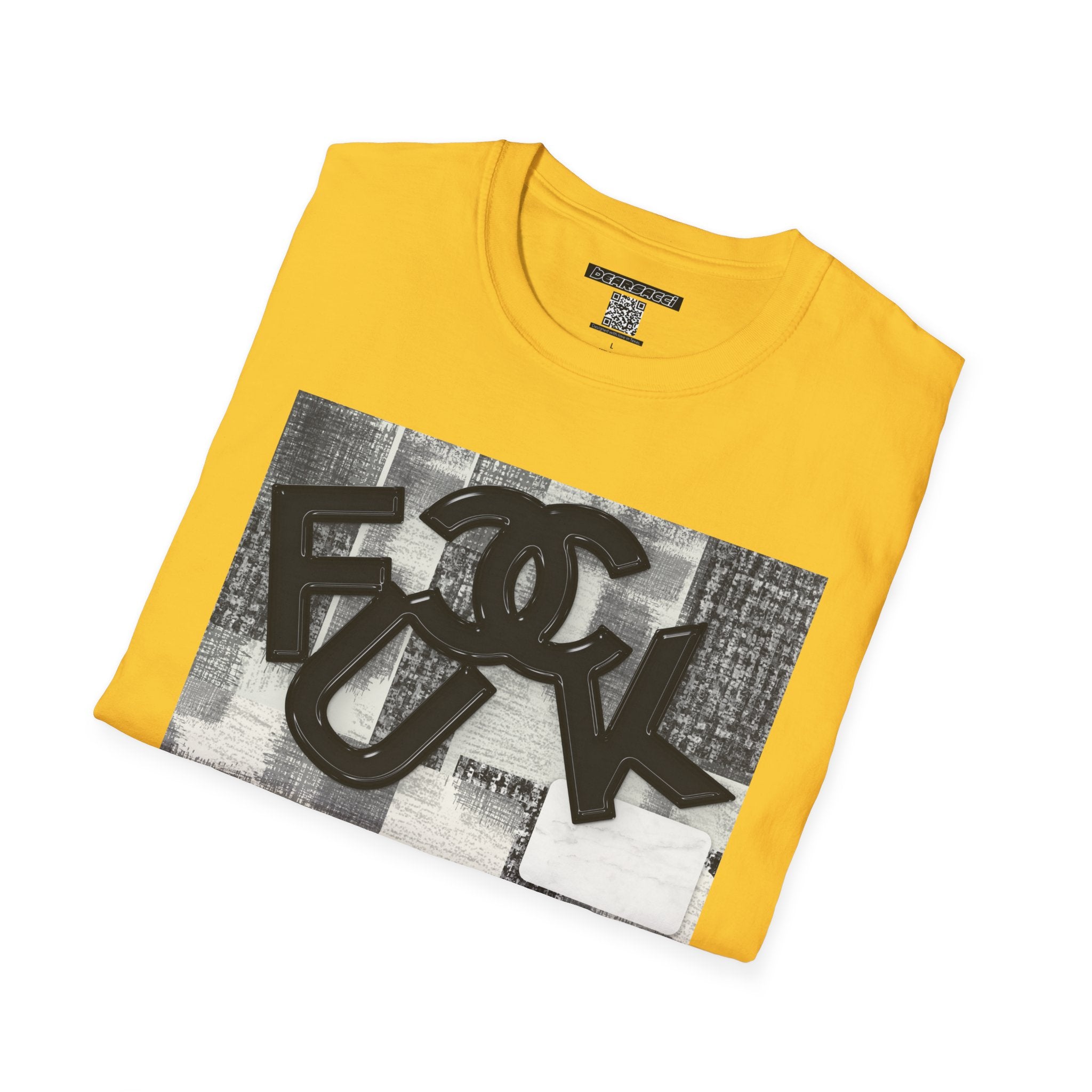 Fake Designer™: Tweed Patchwork Fuck│ Softsyle T-shirt