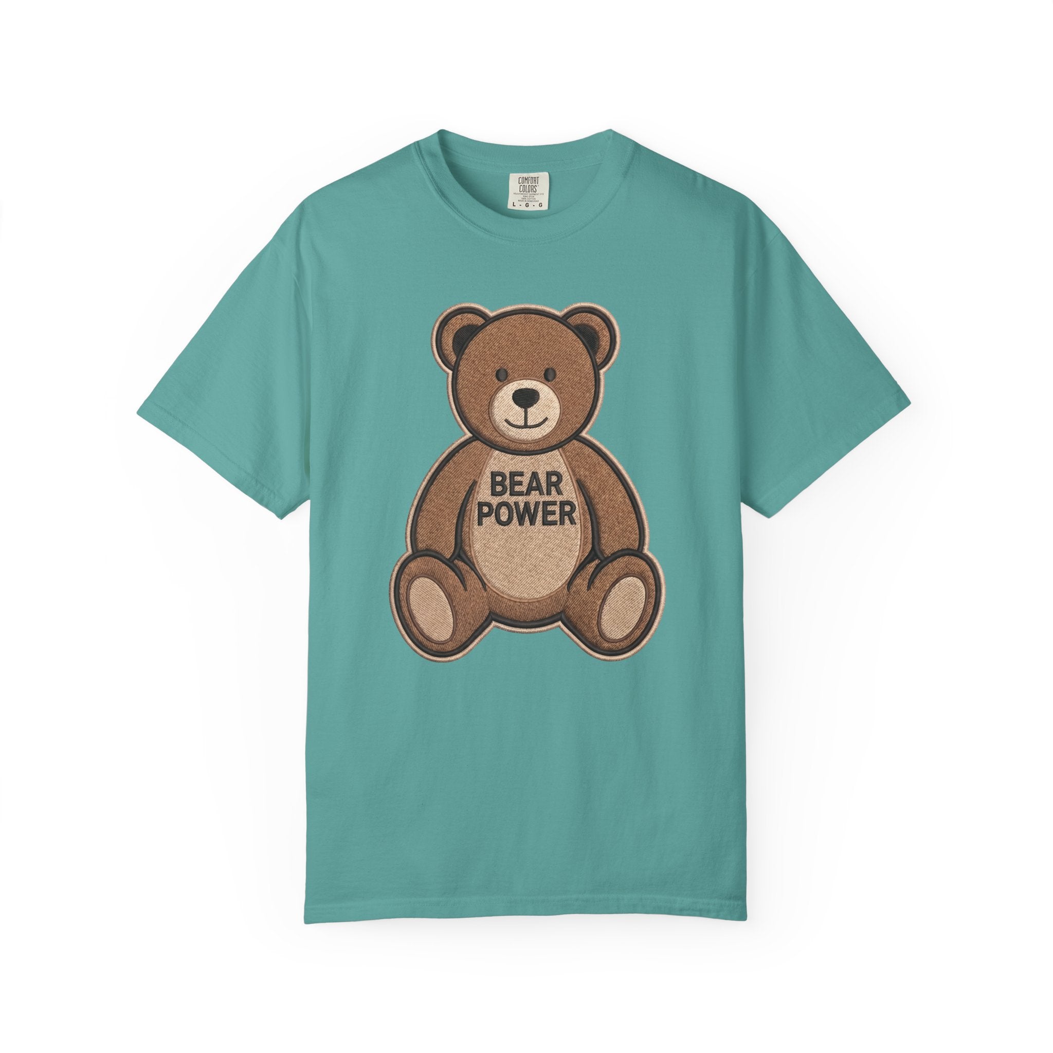 Bearmart®: Bear Power Teddybear │Comfort Colors® T-shirt