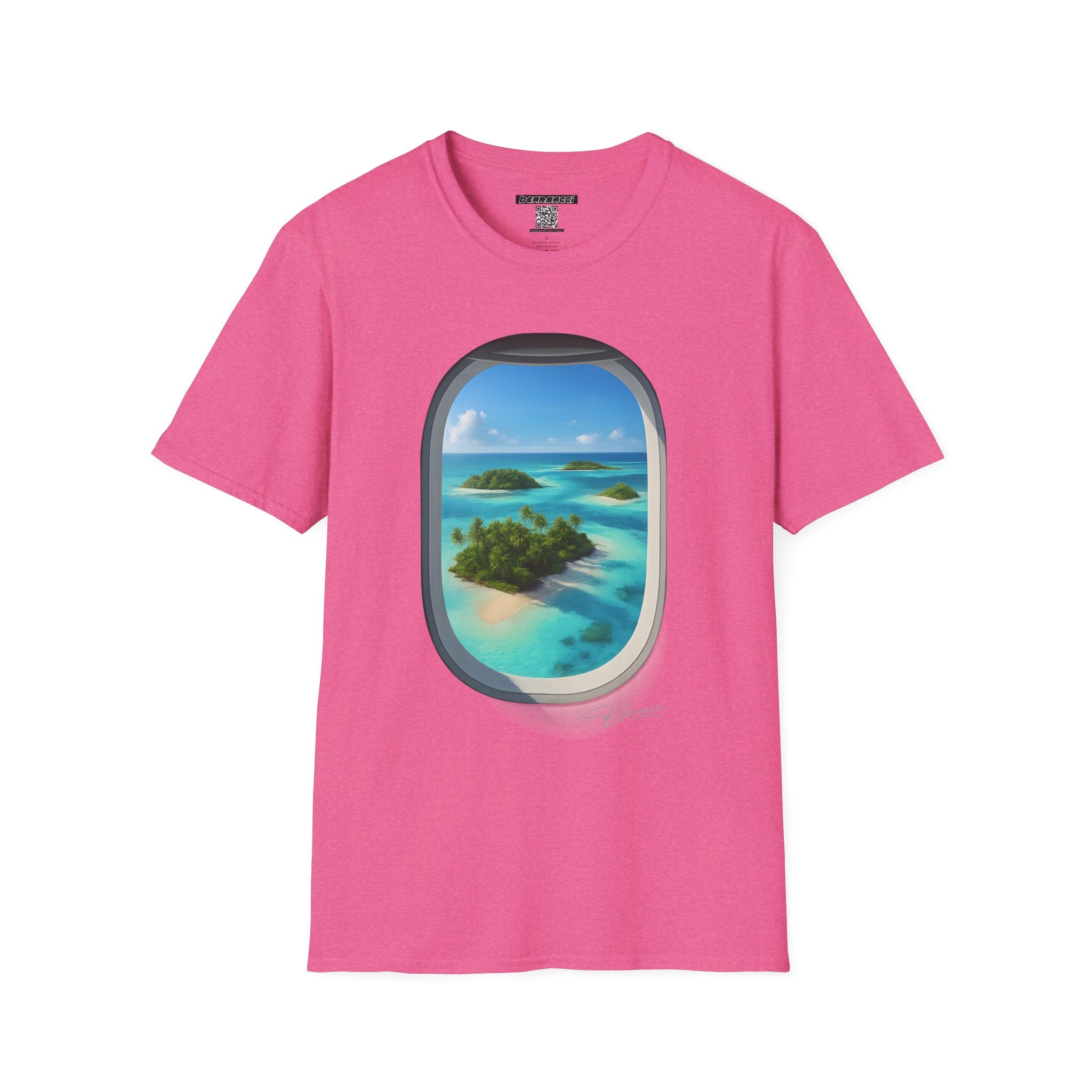 HyperPop™ X Wanderlust™ X FakeDesigner™: Window Seat Porthole Fantasy │ Softsyle T-shirt