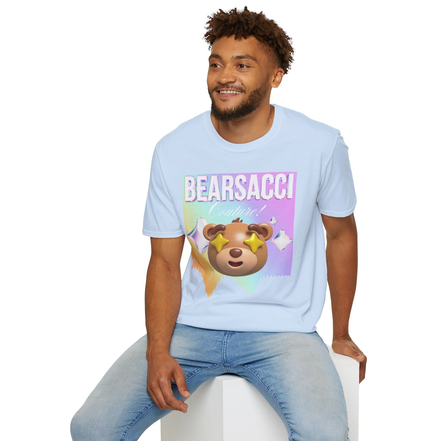 Fake Designer™: Holo Teddy Bear│ Softsyle T-shirt