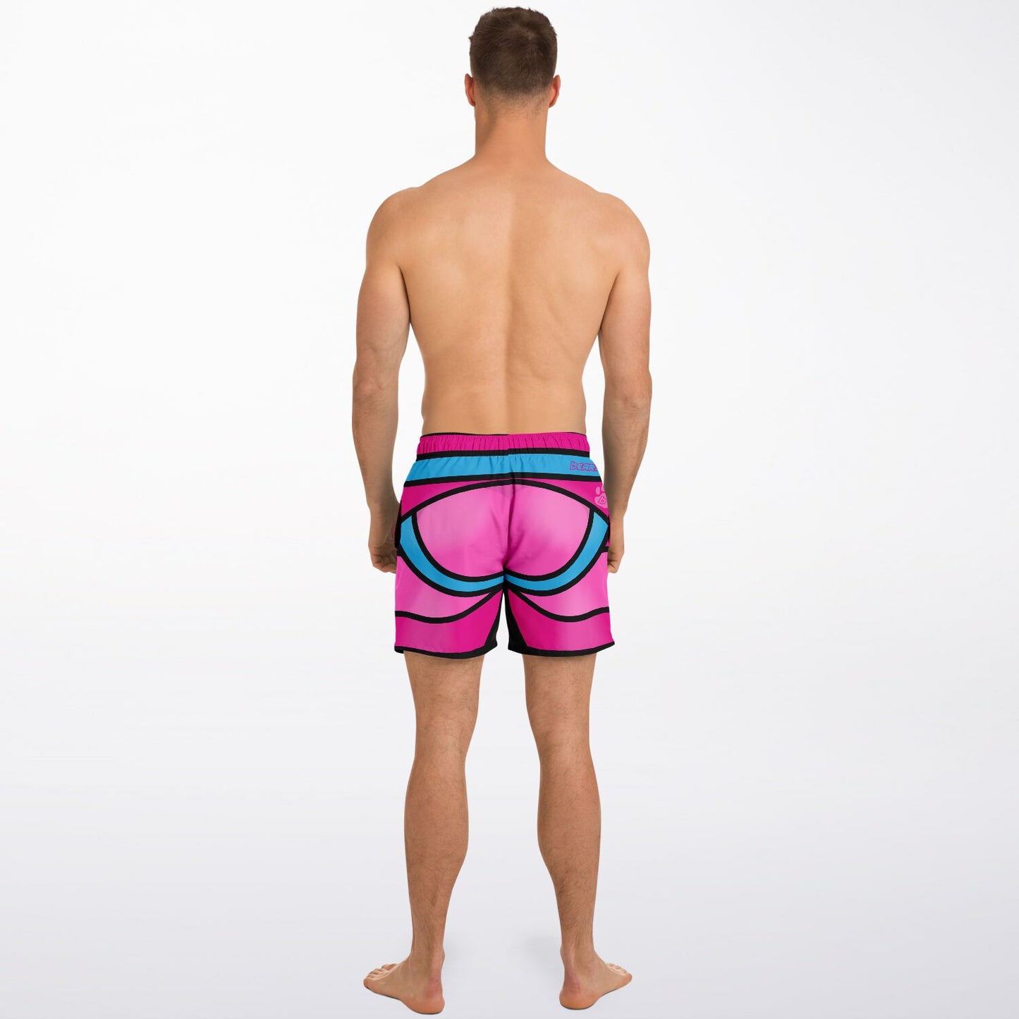 Zeus "Bearbie" Colorway │ Trompe L'Oeil Swim Trunks