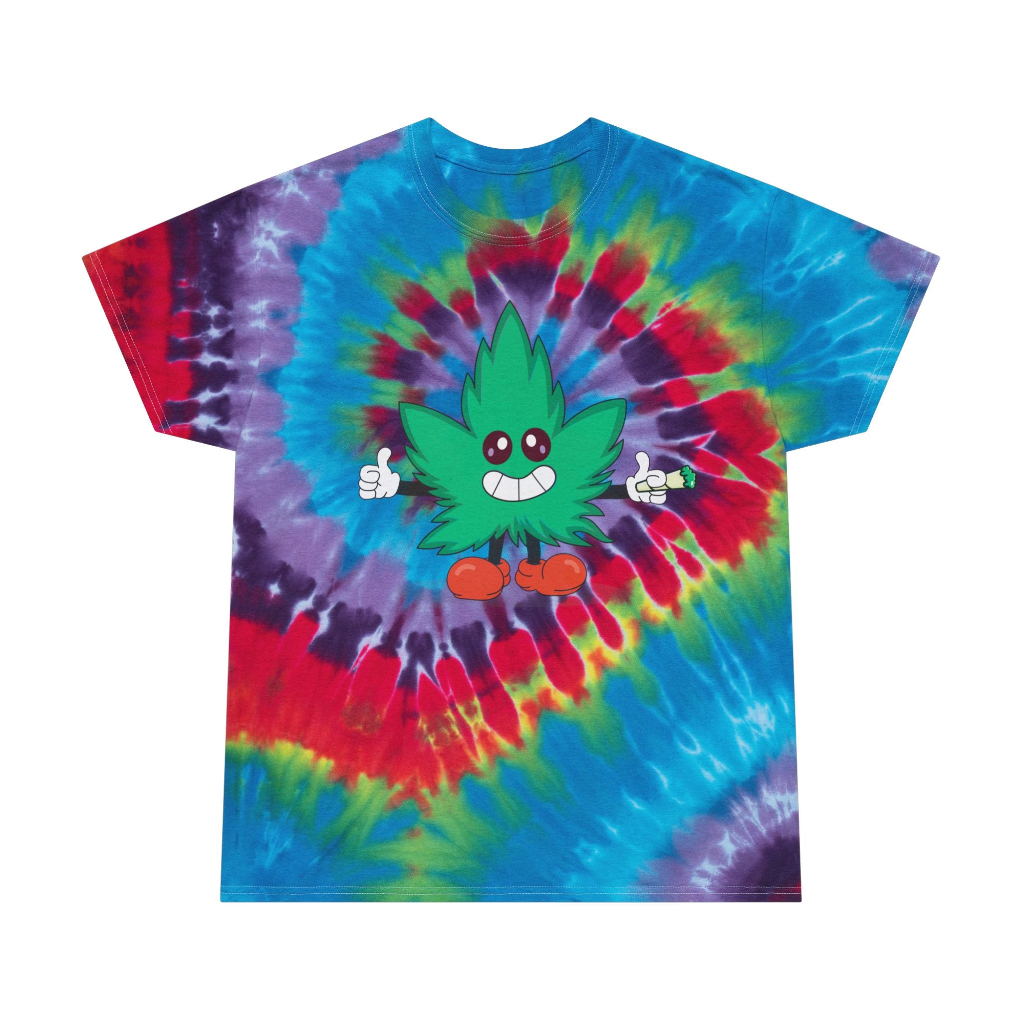Stoney420®: Leaf Me Alone, I’m Vibing │ Tie-Dye Tee, Spiral