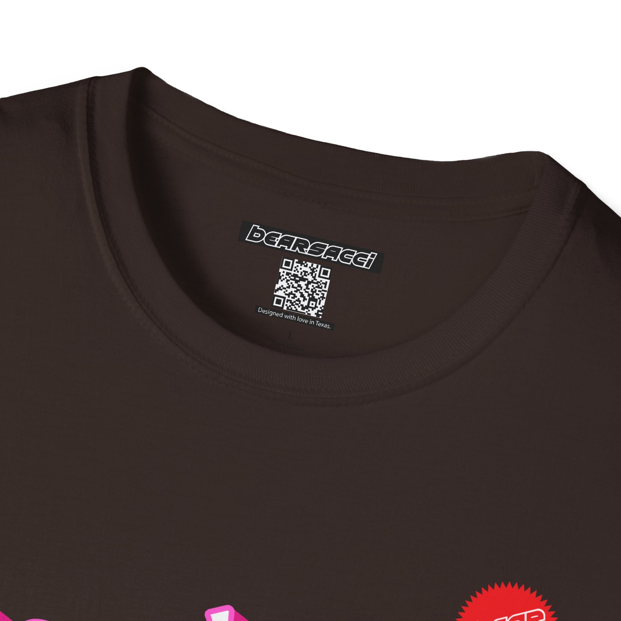 Bearbie® X Slutpride®: Bareback Logo │Softsyle T-shirt