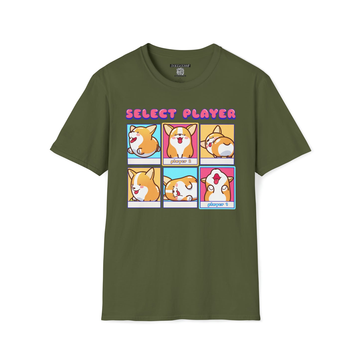 HyperPop™: Corgi Dog Select Player │ Softsyle T-shirt