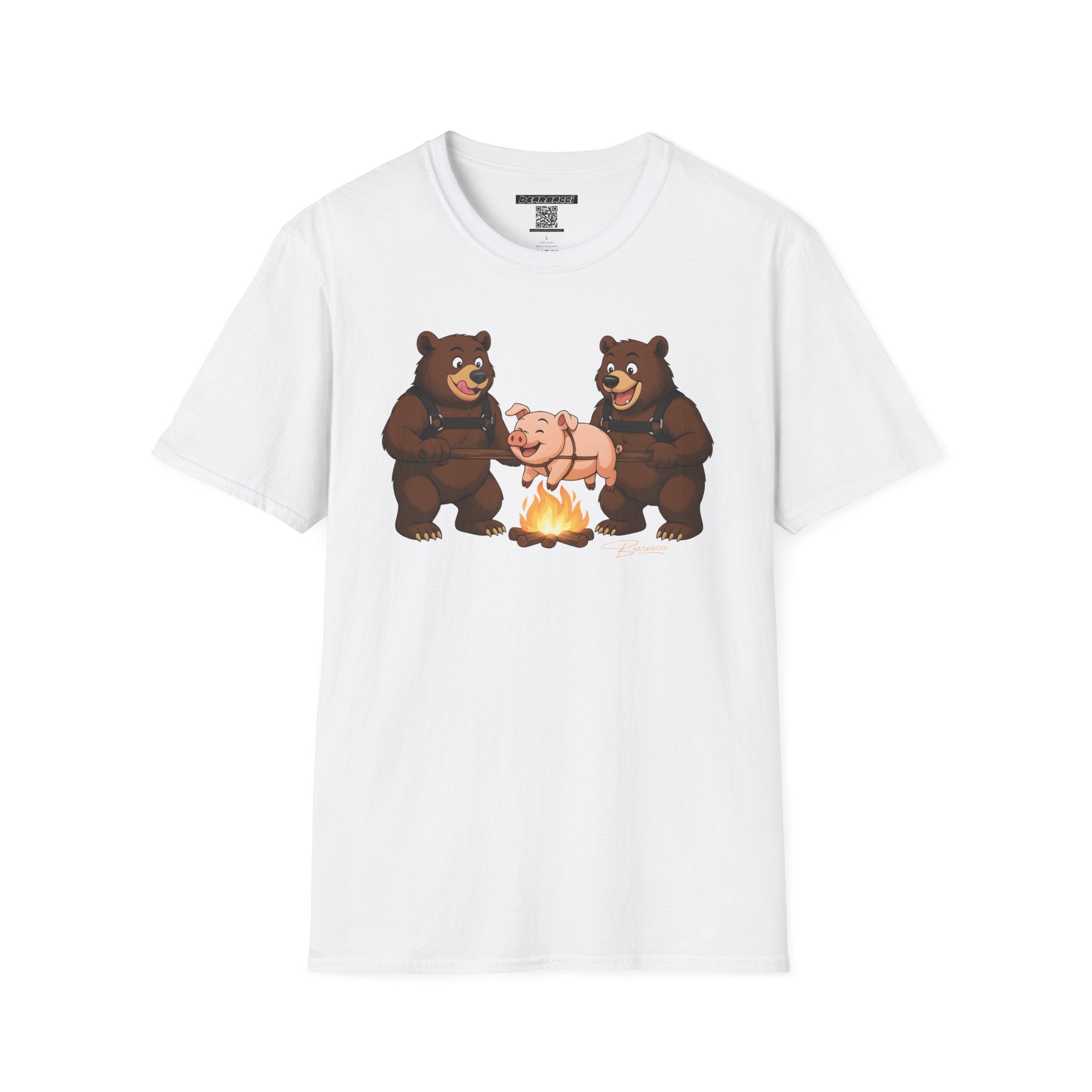 Bearmart®: Spit Roast Pig │Softsyle T-shirt