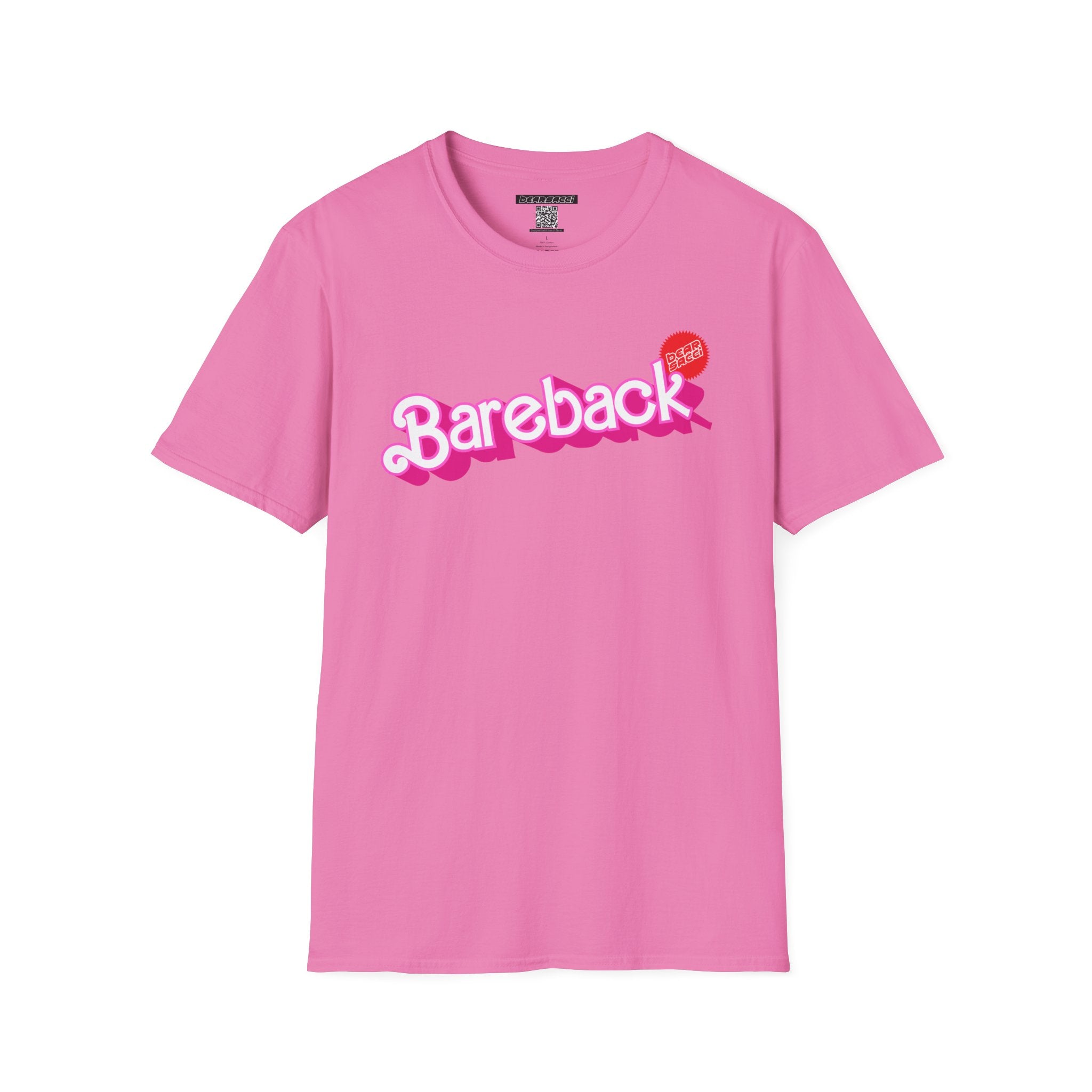 Bearbie® X Slutpride®: Bareback Logo │Softsyle T-shirt