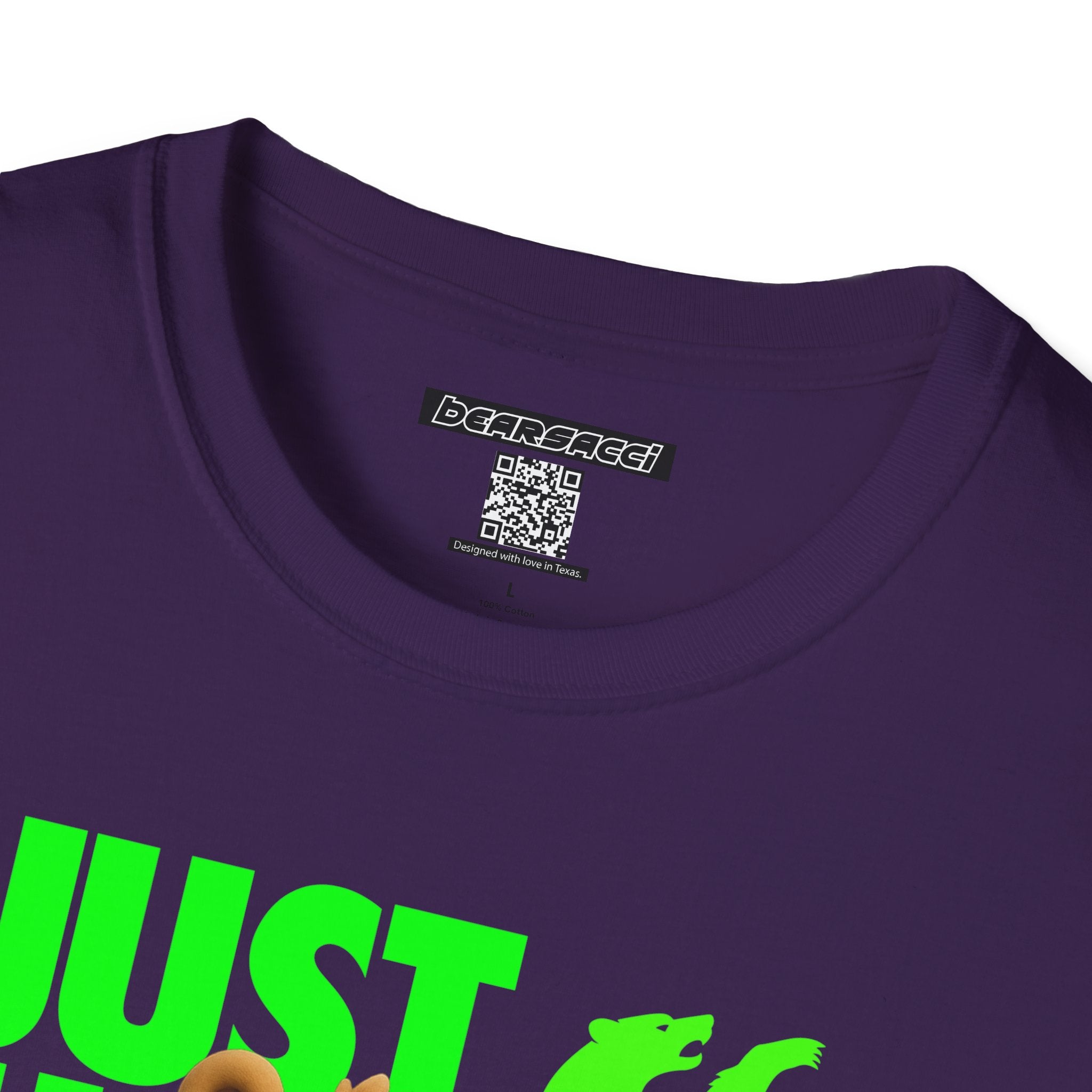 Bearsacci™ X Dominion: Just Fucking Do It Brat Teddy Bear│ Softsyle T-shirt