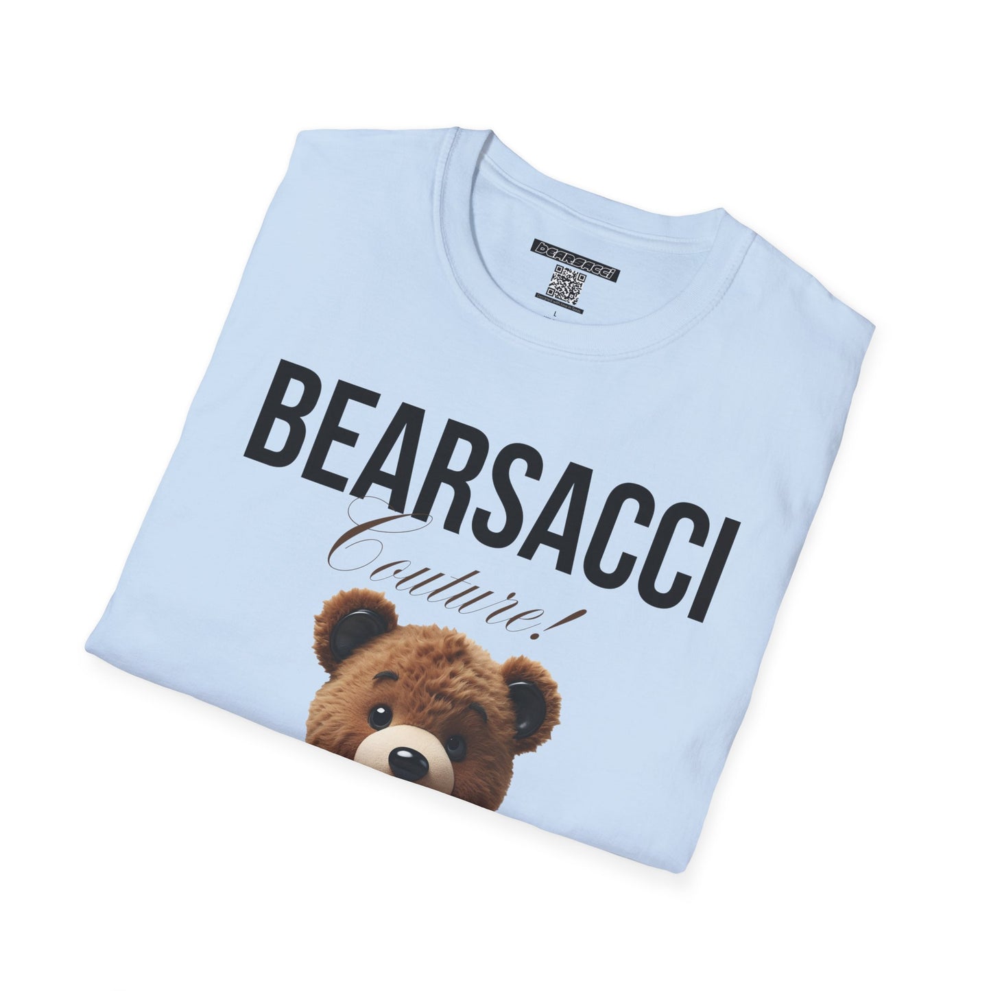 Fake Designer™: Leather Teddy Bear│ Softsyle T-shirt