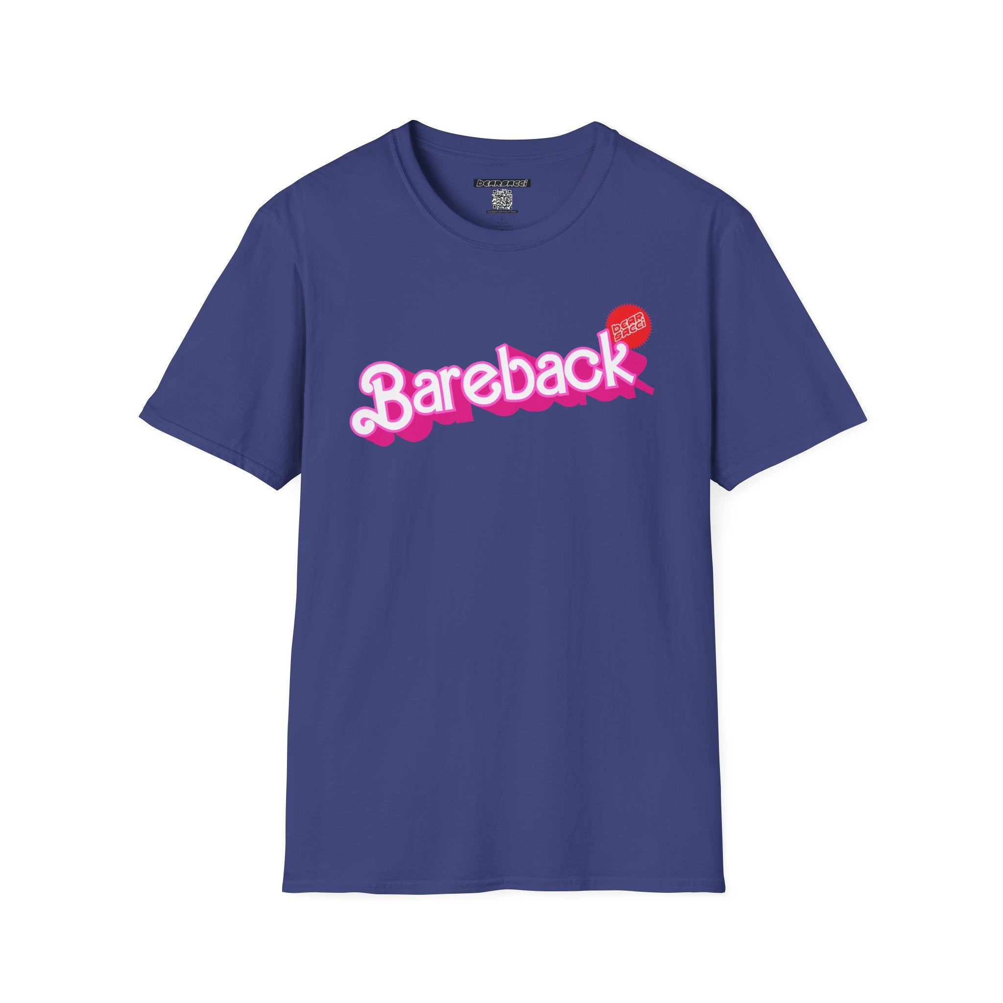 Bearbie® X Slutpride®: Bareback Logo │Softsyle T-shirt