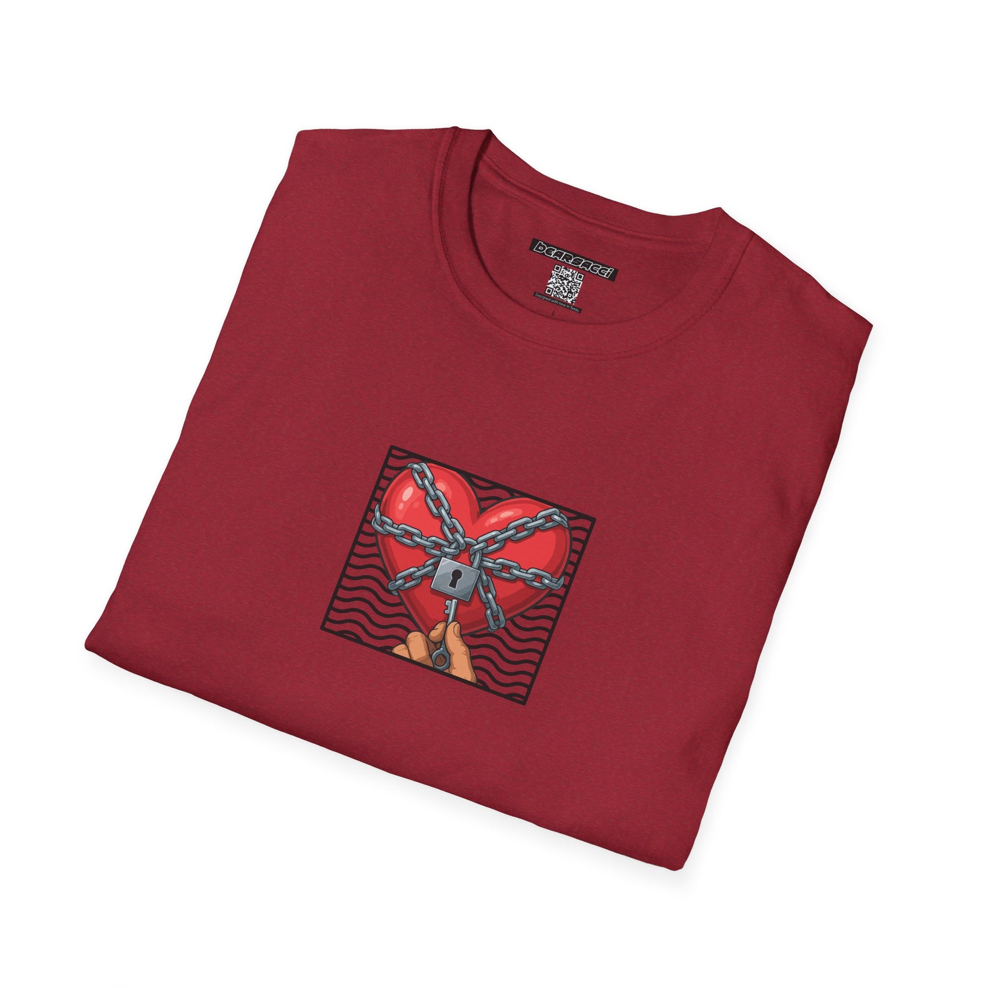 SlutPride® X Dominion®: Locked Heart │ Softsyle T-shirt