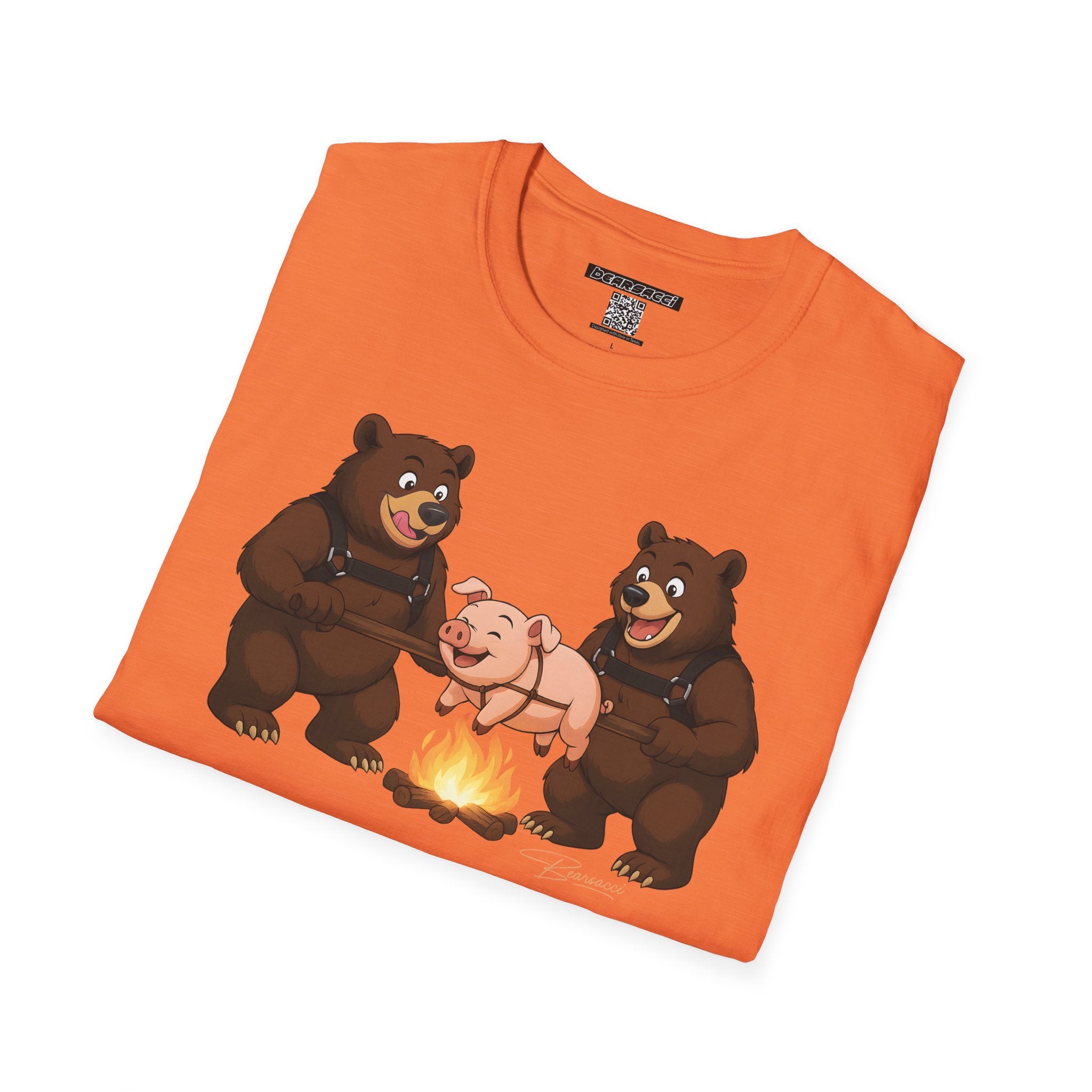 Bearmart®: Spit Roast Pig │Softsyle T-shirt