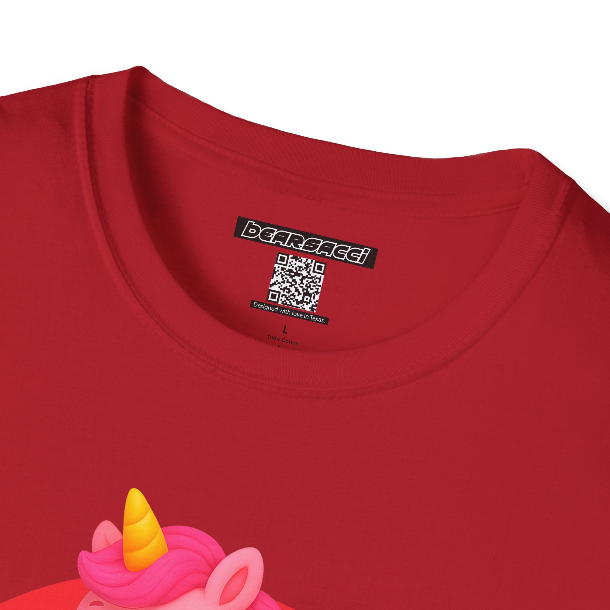HyperPop™: Totally Straight Pink Unicorn │ Softsyle T-shirt