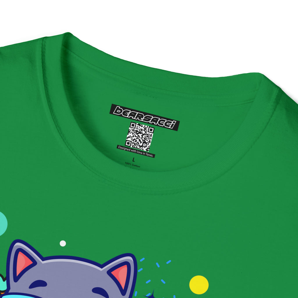 HyperPop™: Hella Dope 90s Cat │ Softsyle T-shirt