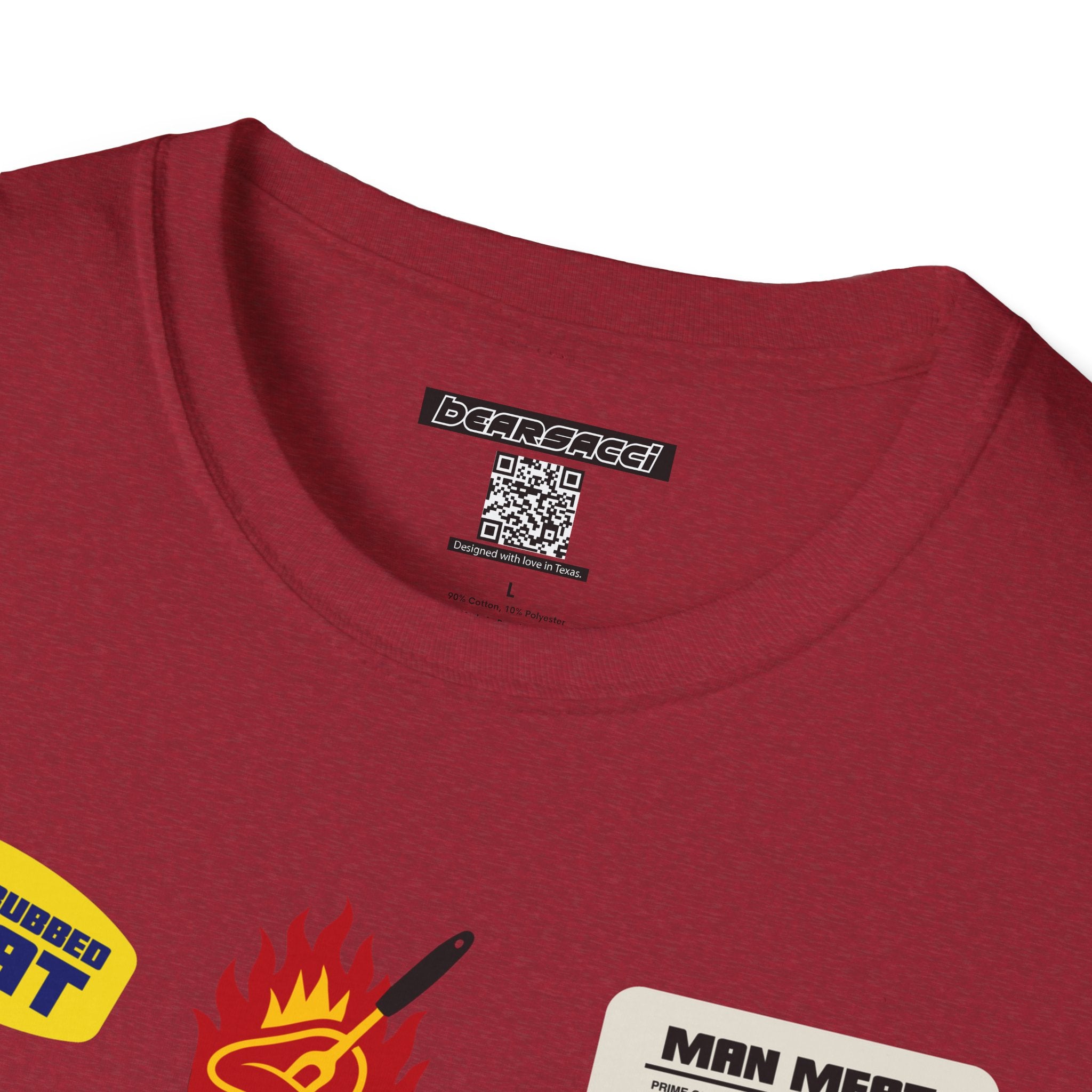 Bearmart®: Butcher Isle Meat Stickers (1990s Colorway) │Softsyle T-shirt