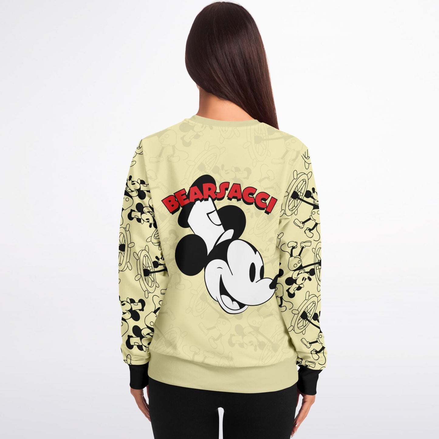 HyperPop™: Steamboat Willie │ Softsyle Athletic Sweatshirt AOP