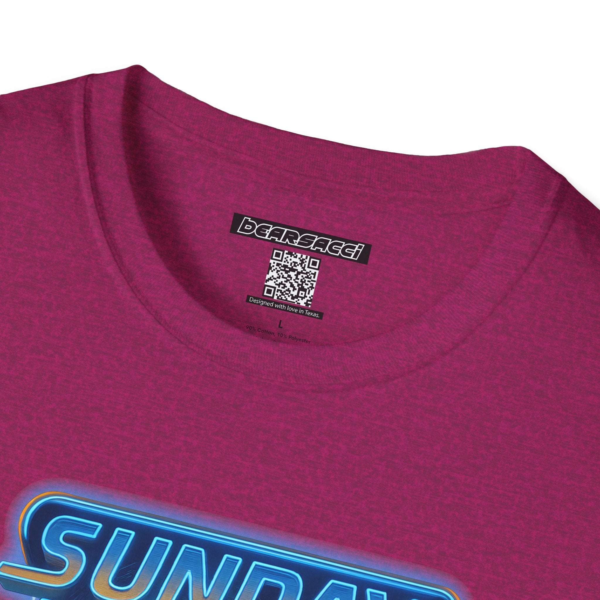 Bearsacci™: Sunday Funday Atlas Disco Bear Remix│ Softsyle T-shirt