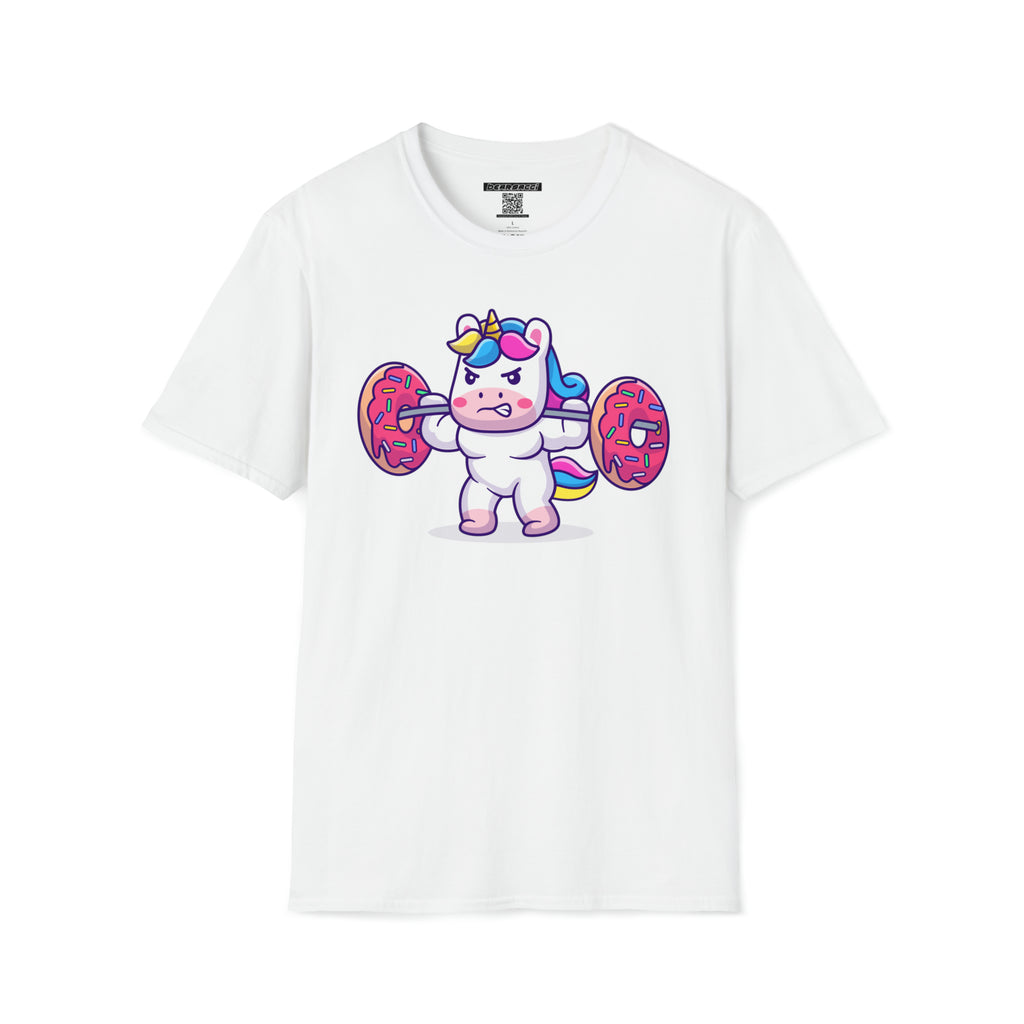 HyperPop™: Unicorn Lifting Doughnuts │ Softsyle T-shirt
